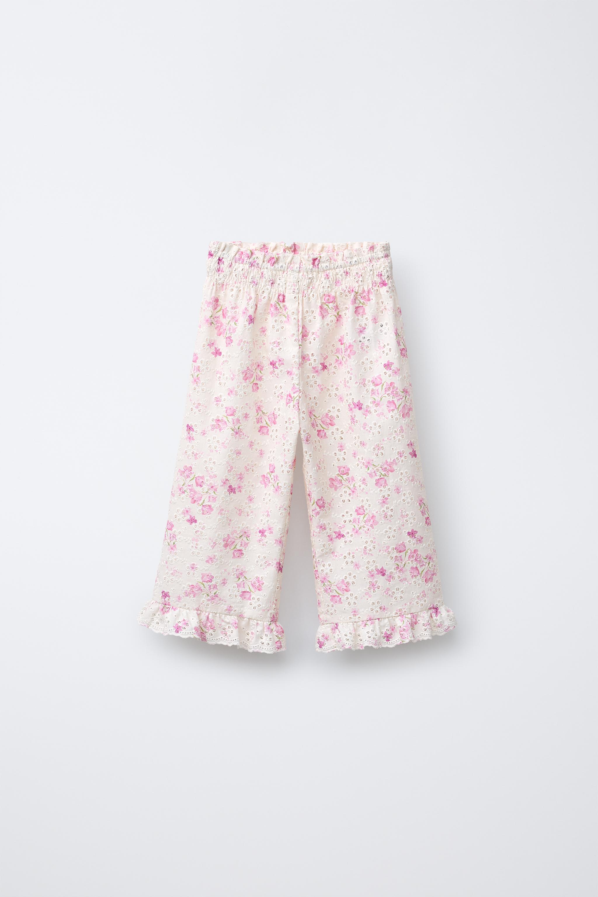FLORAL PRINT SHIFFLY PANTS