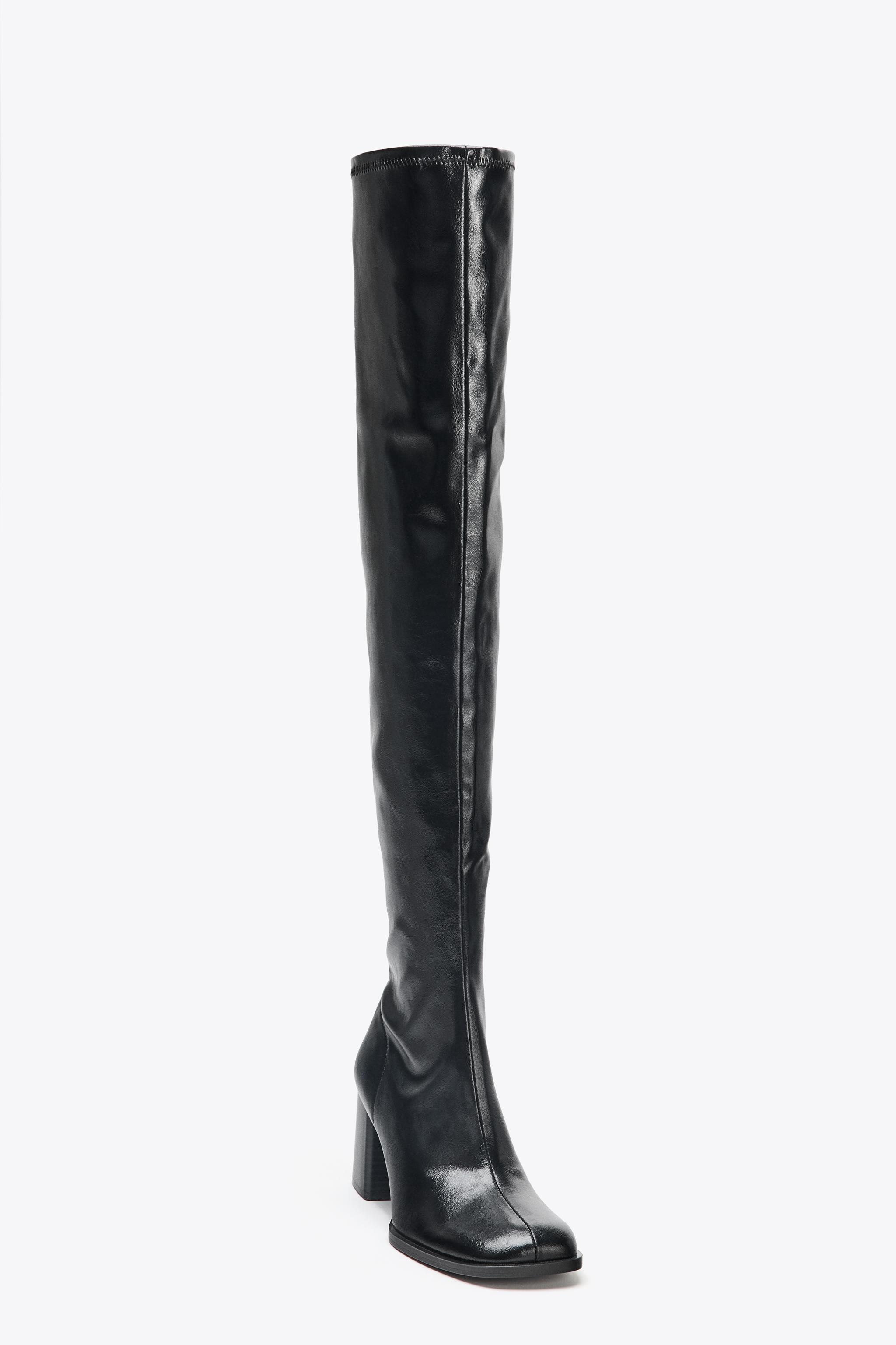 HIGH SHAFT HEELED BOOTS