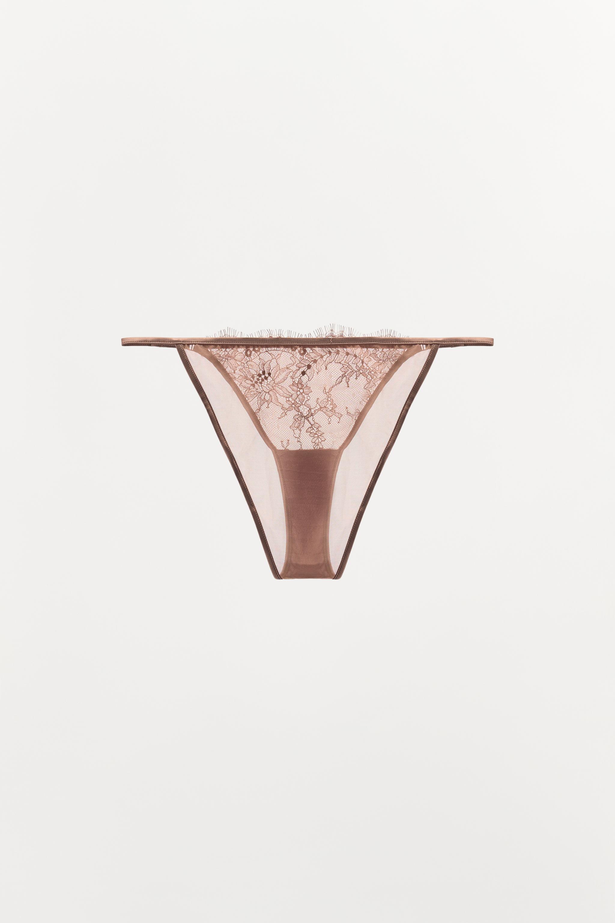 FLORAL EMBROIDERED LACE PANTIES
