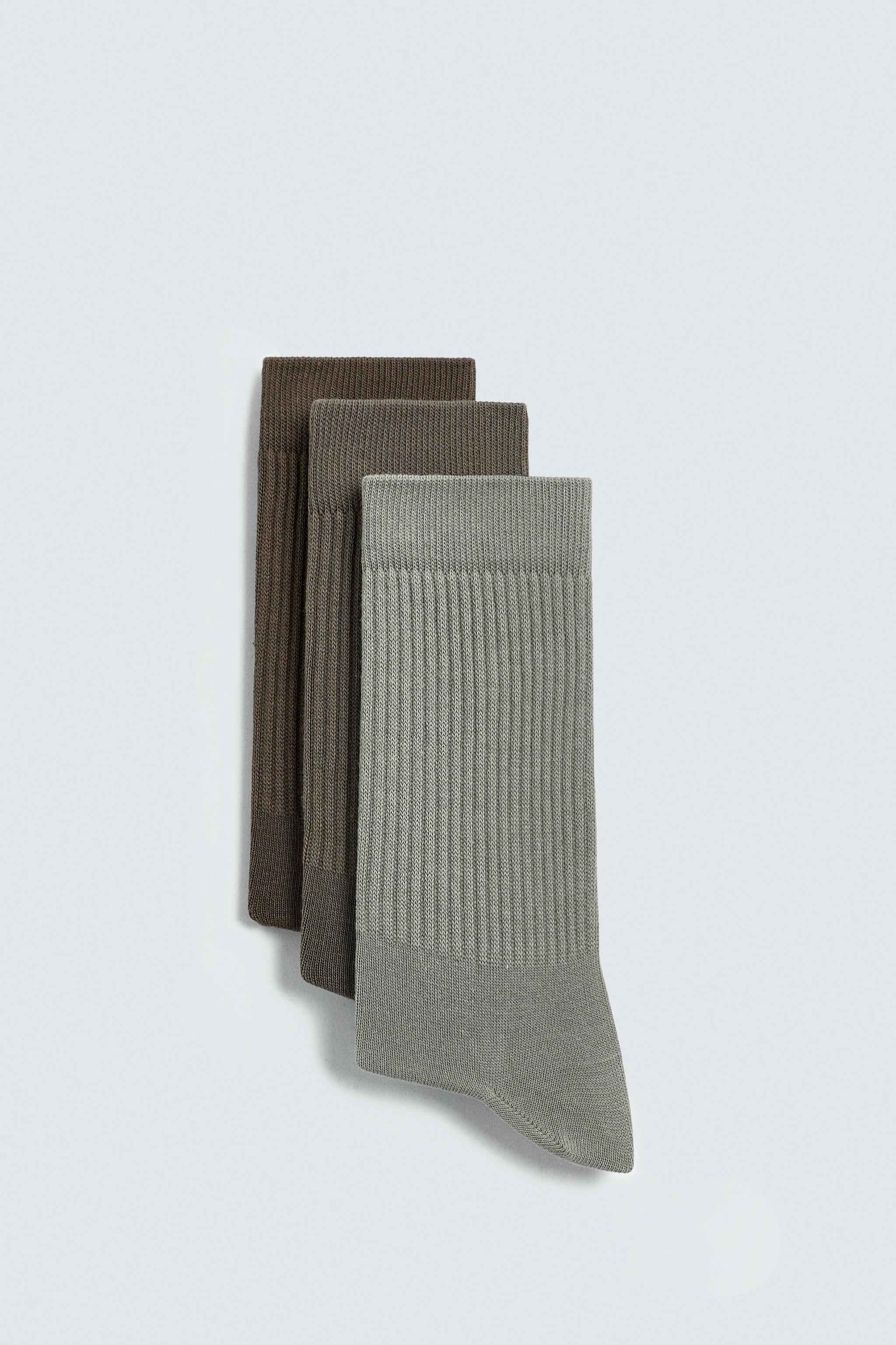 RIB SOCKS 3-PACK