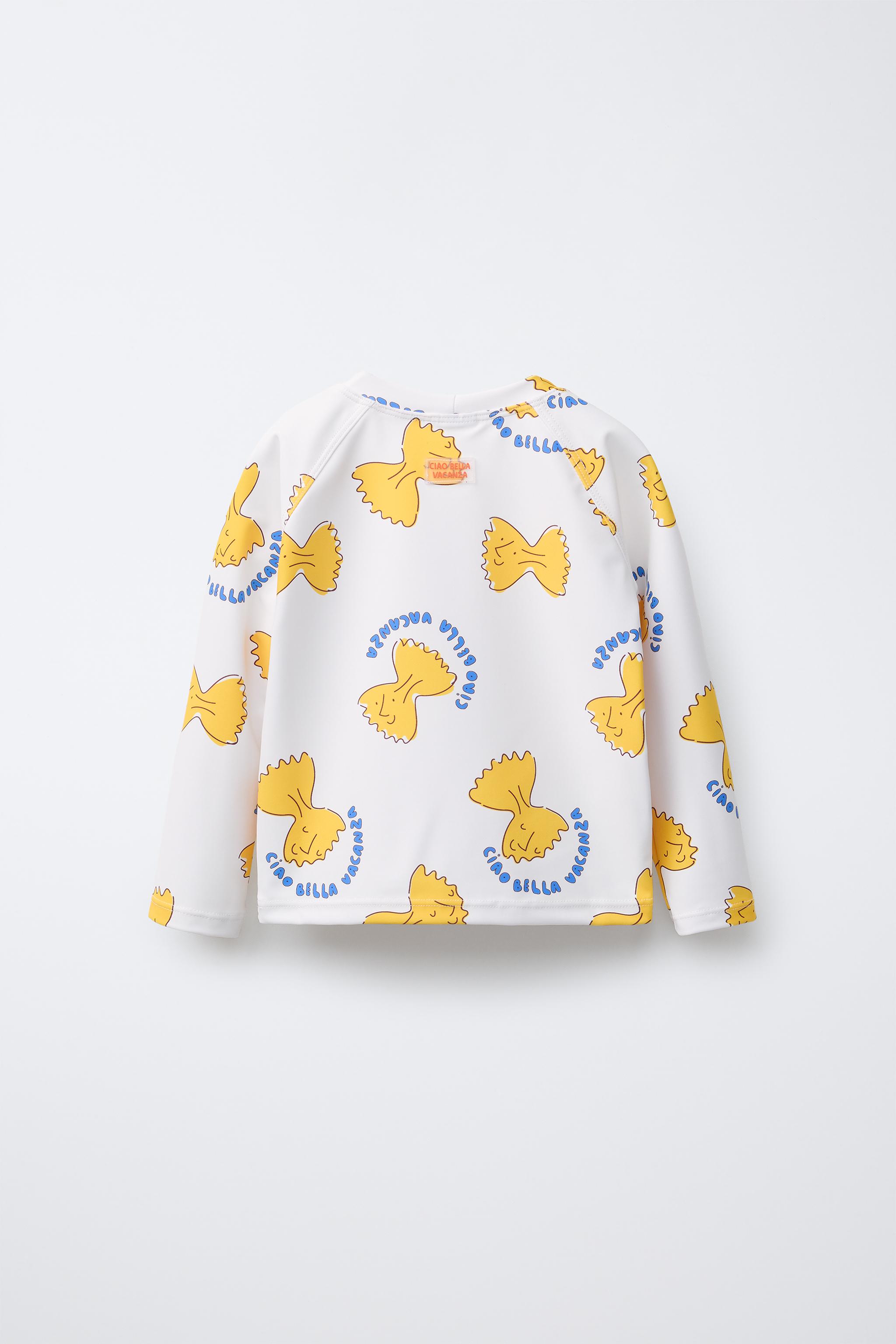 2-6 YEARS/ PRINTED RASH GUARD