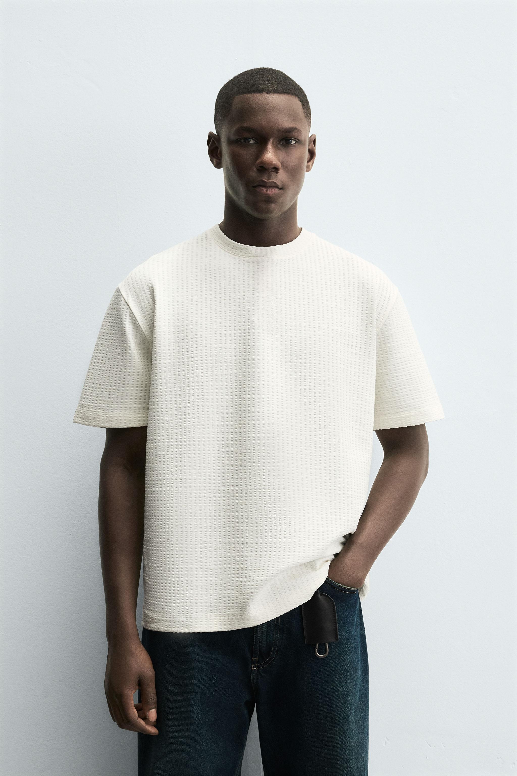 SEERSUCKER COMFORT T-SHIRT