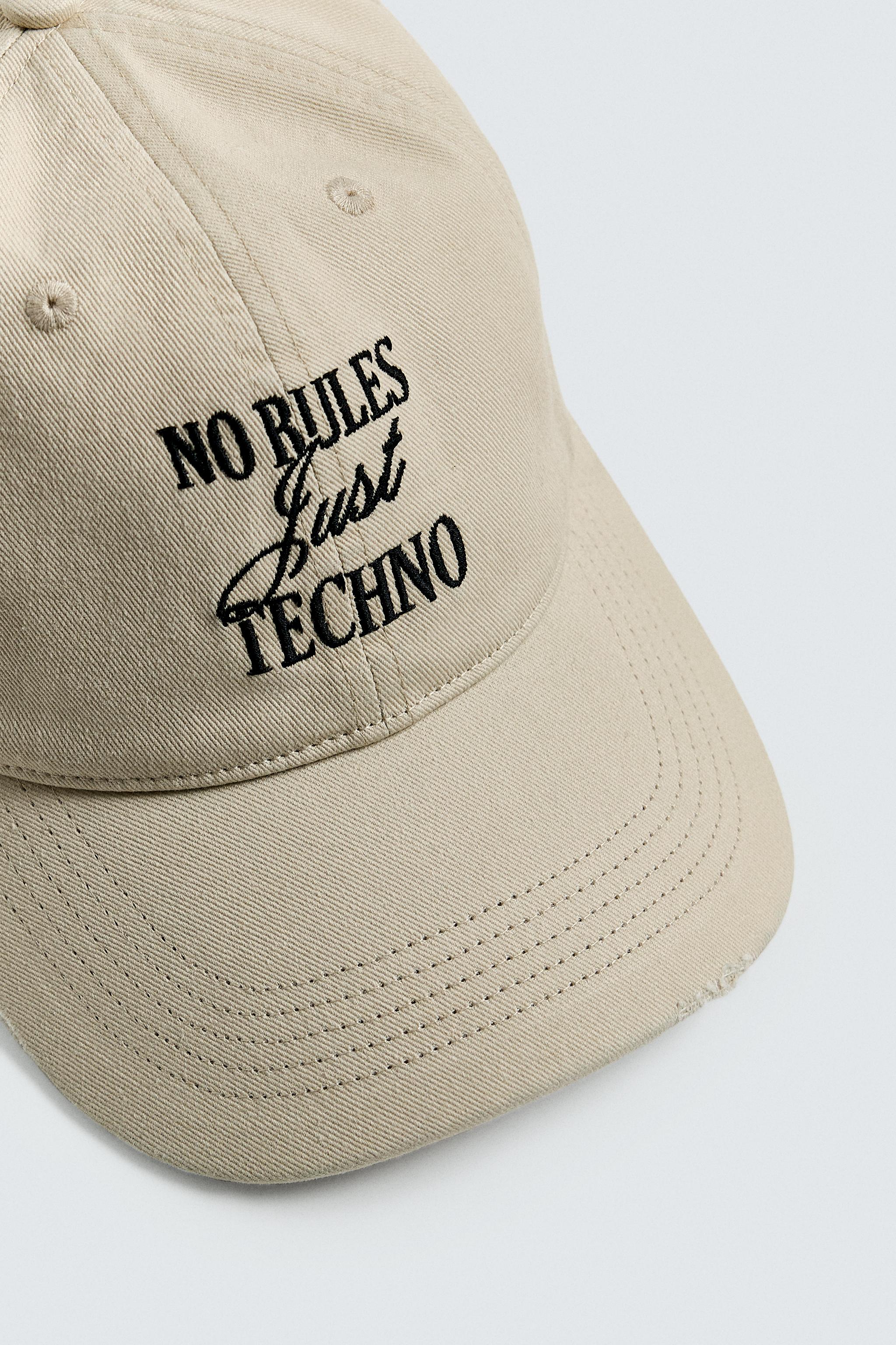 EMBROIDERED WASHED CAP