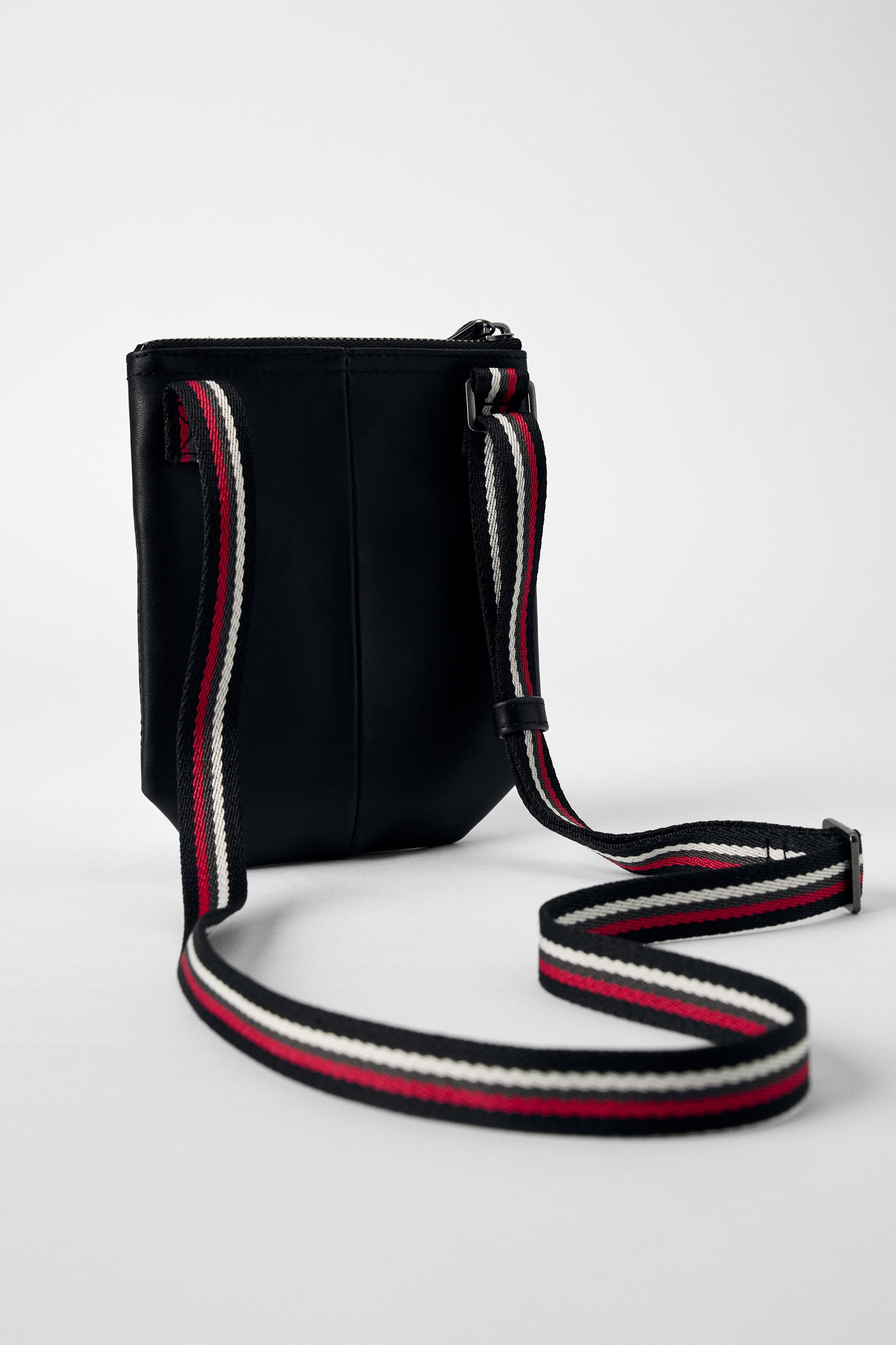 LEATHER CROSSBODY BAG BOBBY GILLESPIE X ZARA