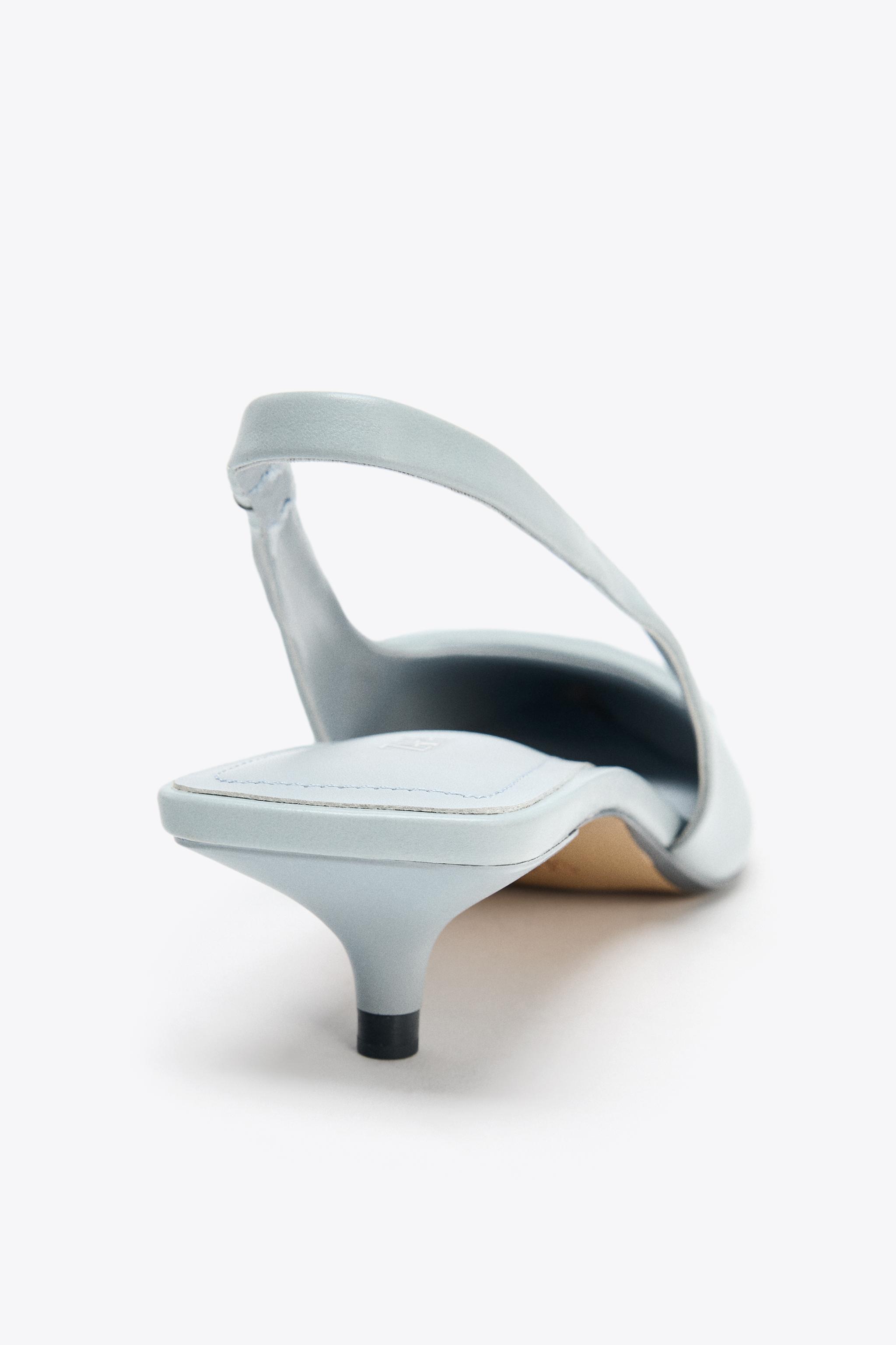 APPLIQUÉ SLINGBACK SHOES