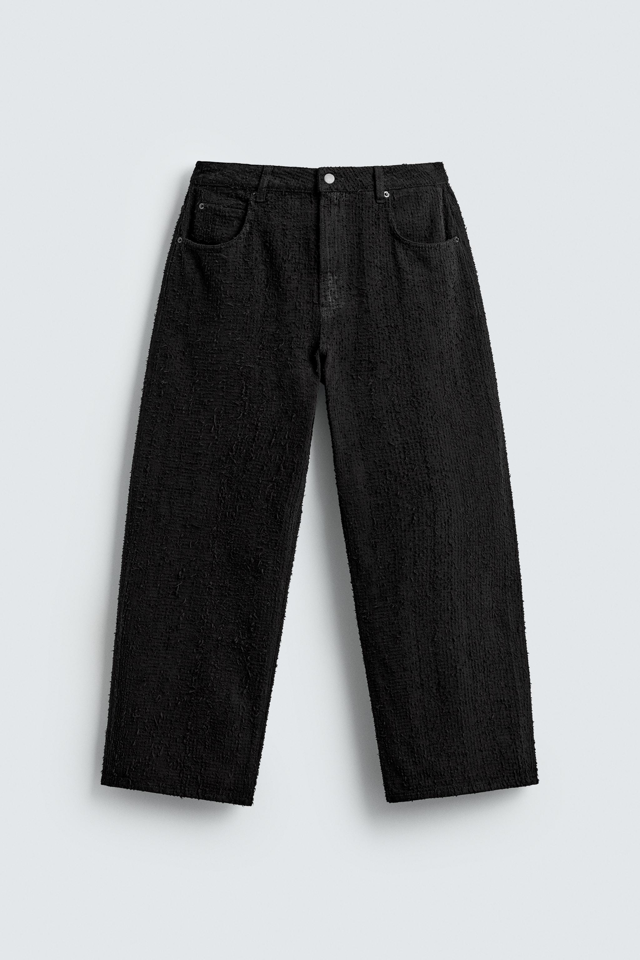 RELAXED FIT JEANS TEXTURE