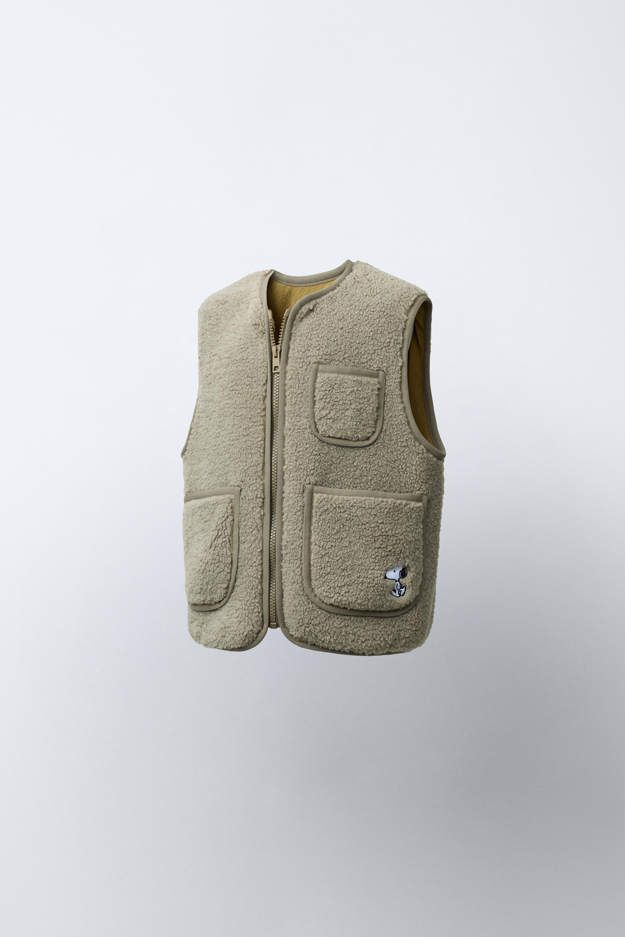 SNOOPY PEANUTS™ SHEARLING VEST