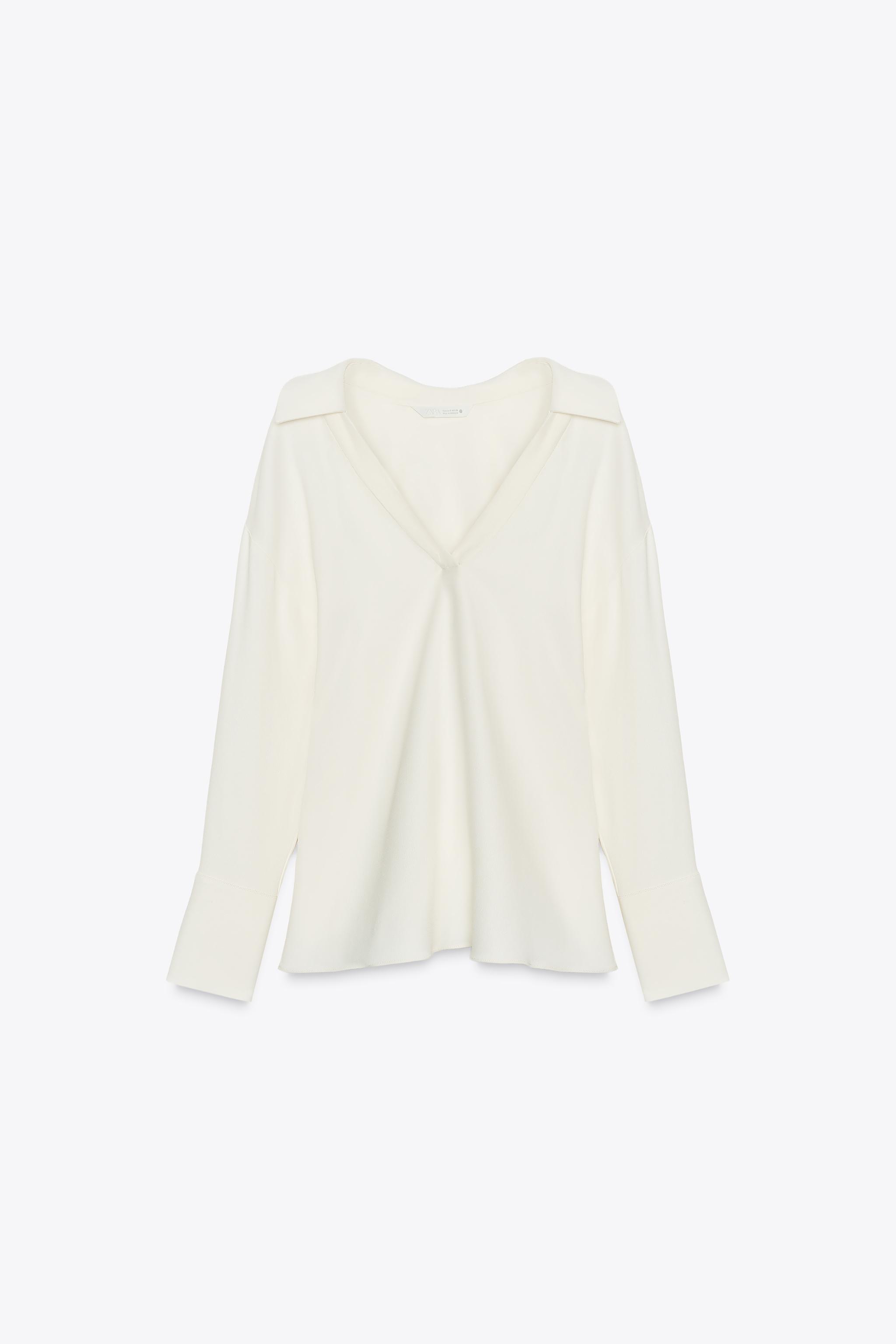 ZW COLLECTION POLO COLLAR SHIRT