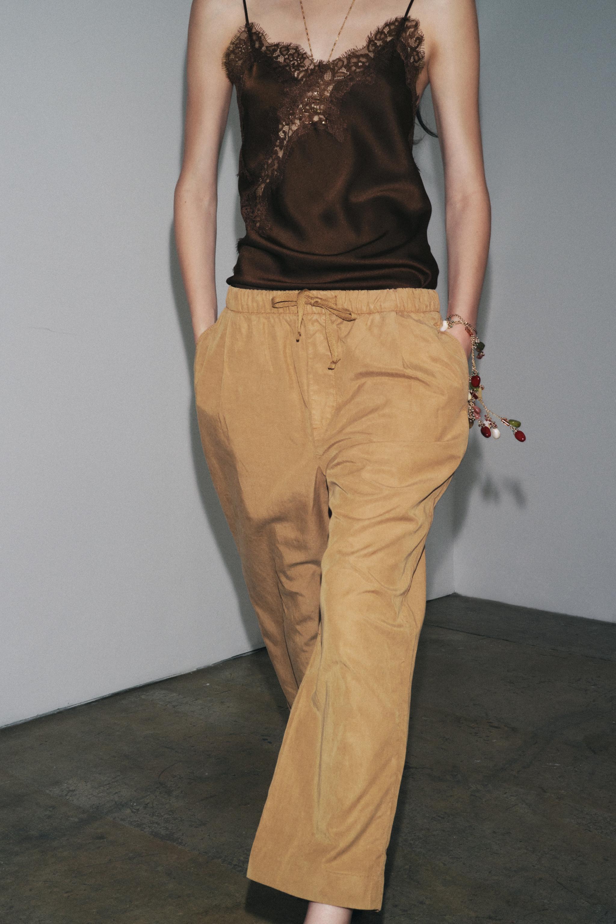 ZW COLLECTION WIDE LEG JOGGER PANTS