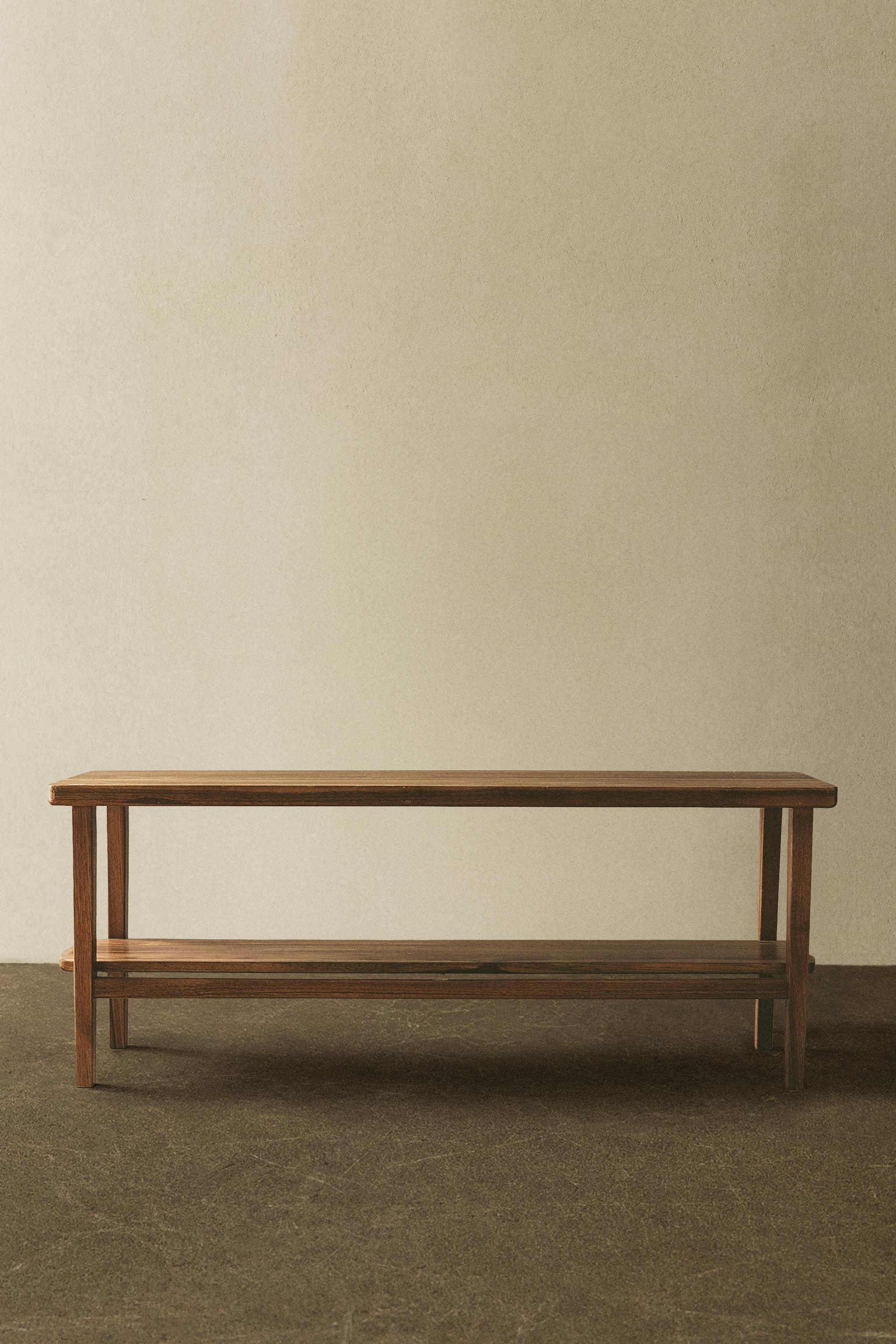 ACACIA WOOD DOUBLE BENCH