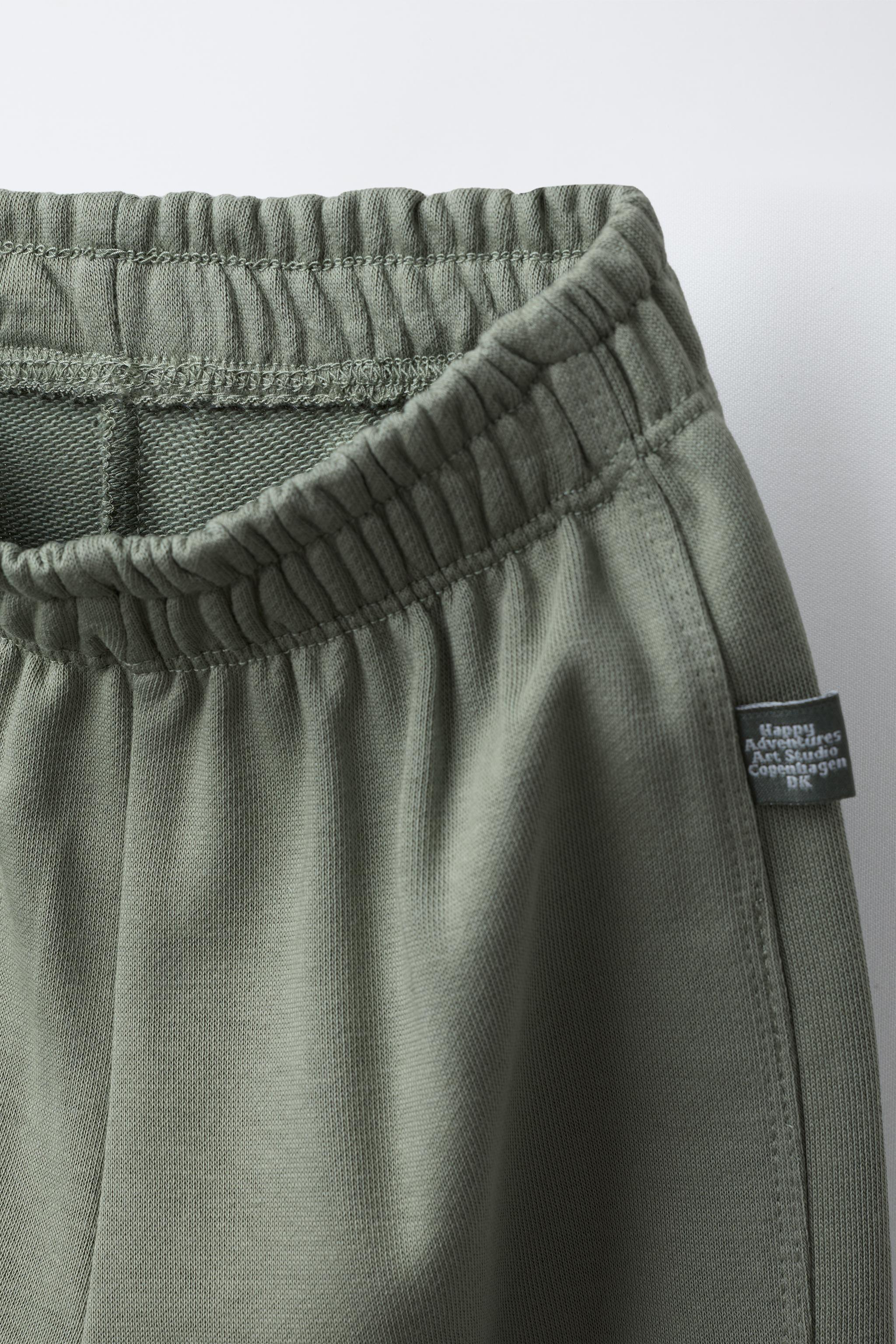 TWO-PACK OF PLUSH JOGGER PANTS WITH LABEL