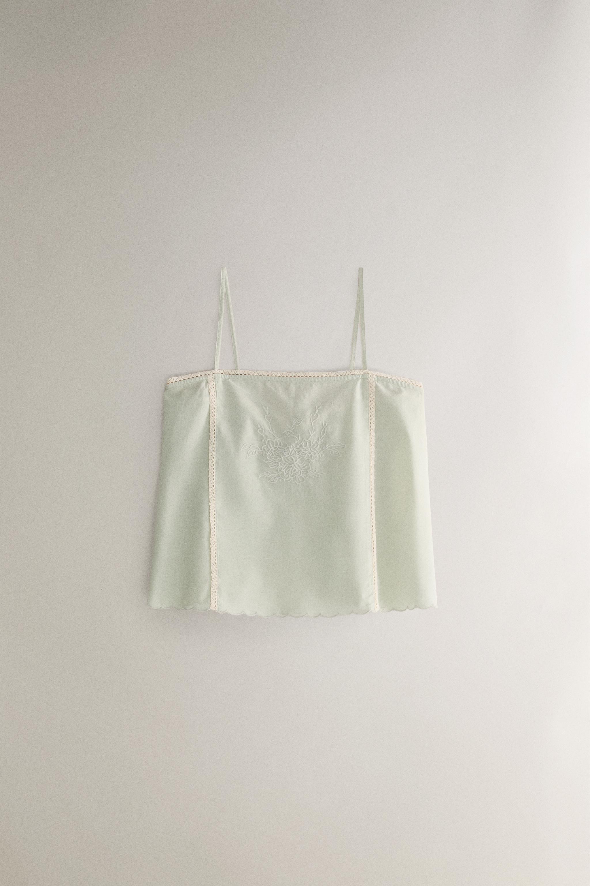 COTTON TOP WITH EMBROIDERY