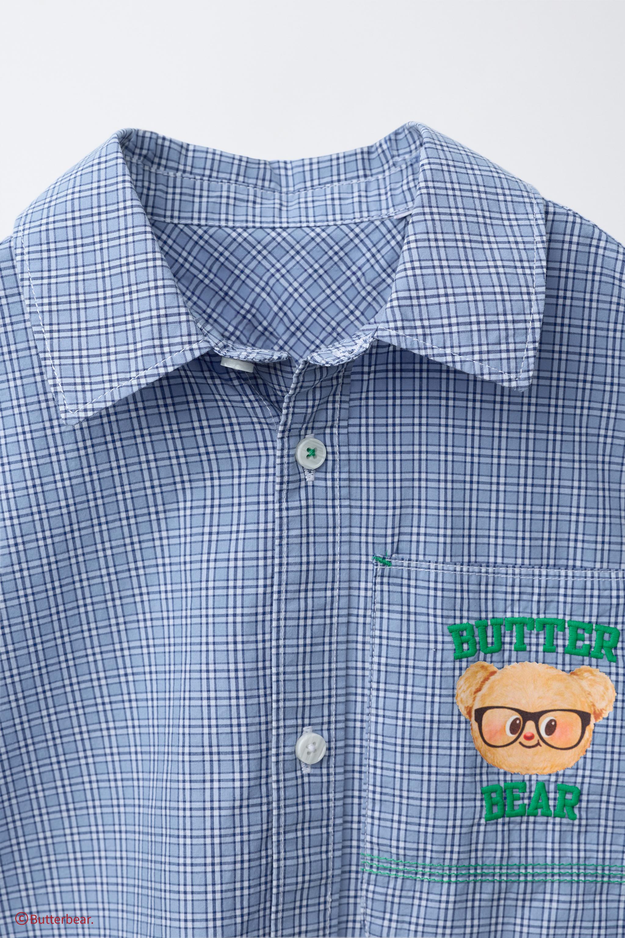BUTTERBEAR © PLAID SHIRT