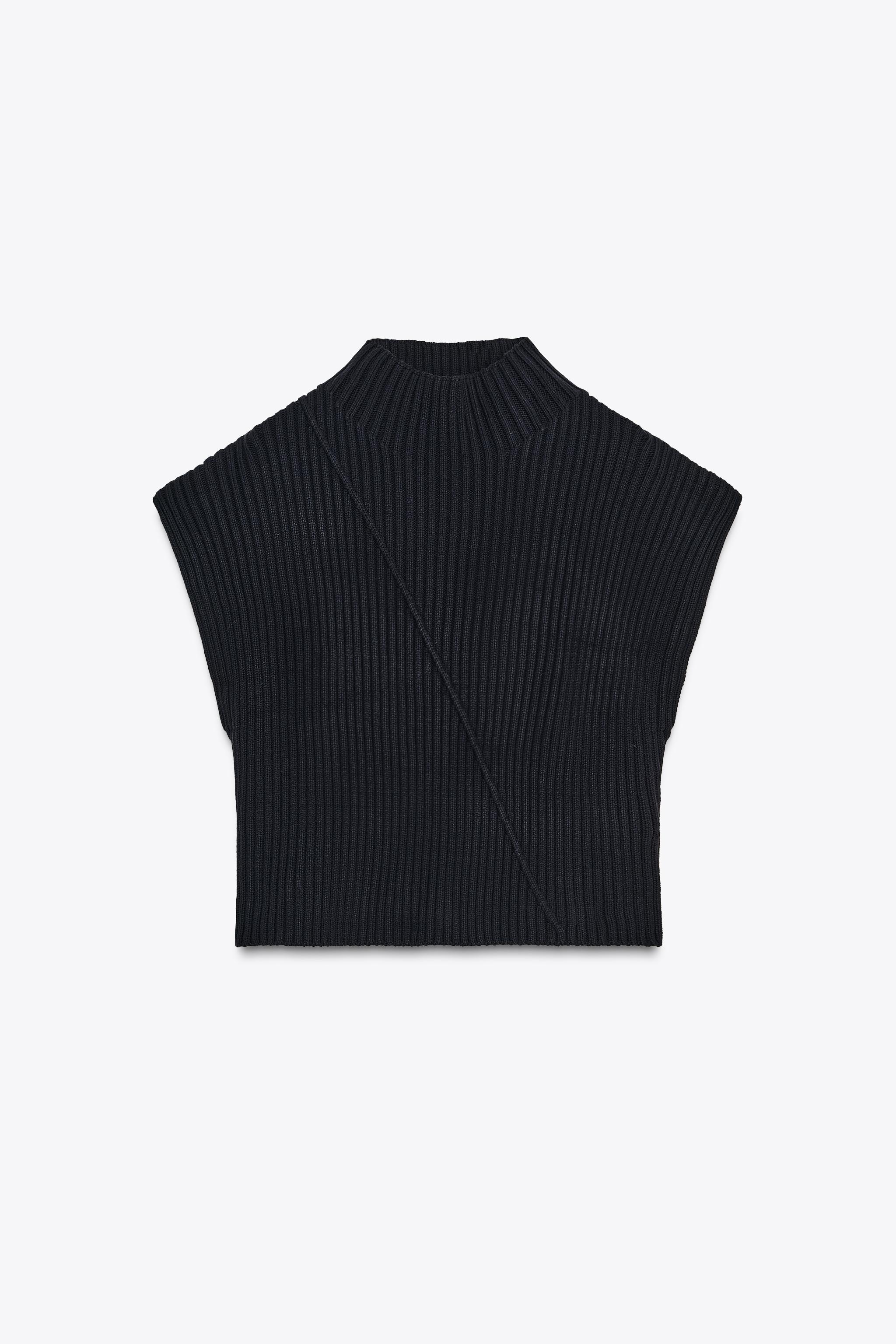 RIBBED KNIT VEST
