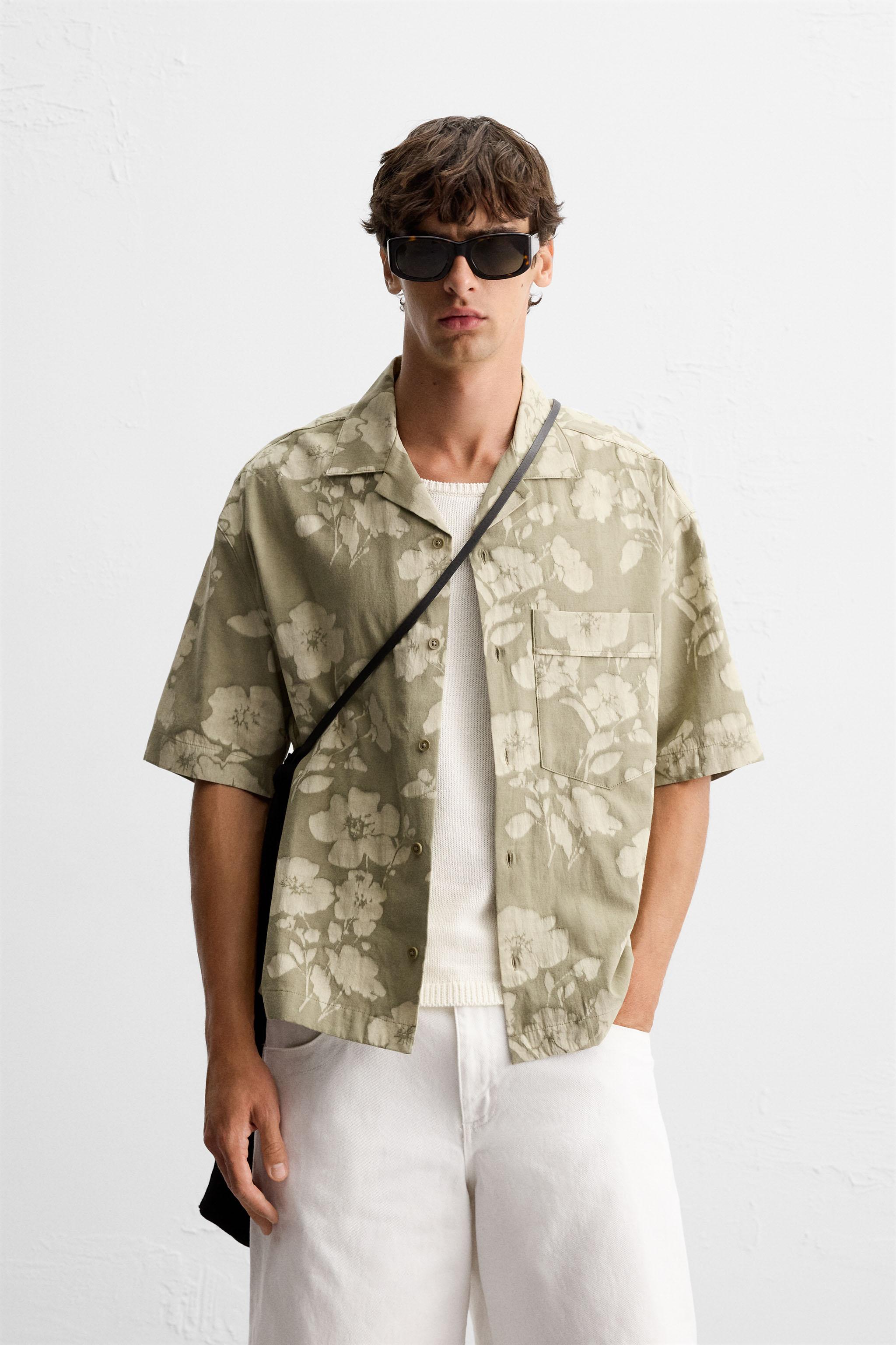 JACQUARD FLORAL SHIRT