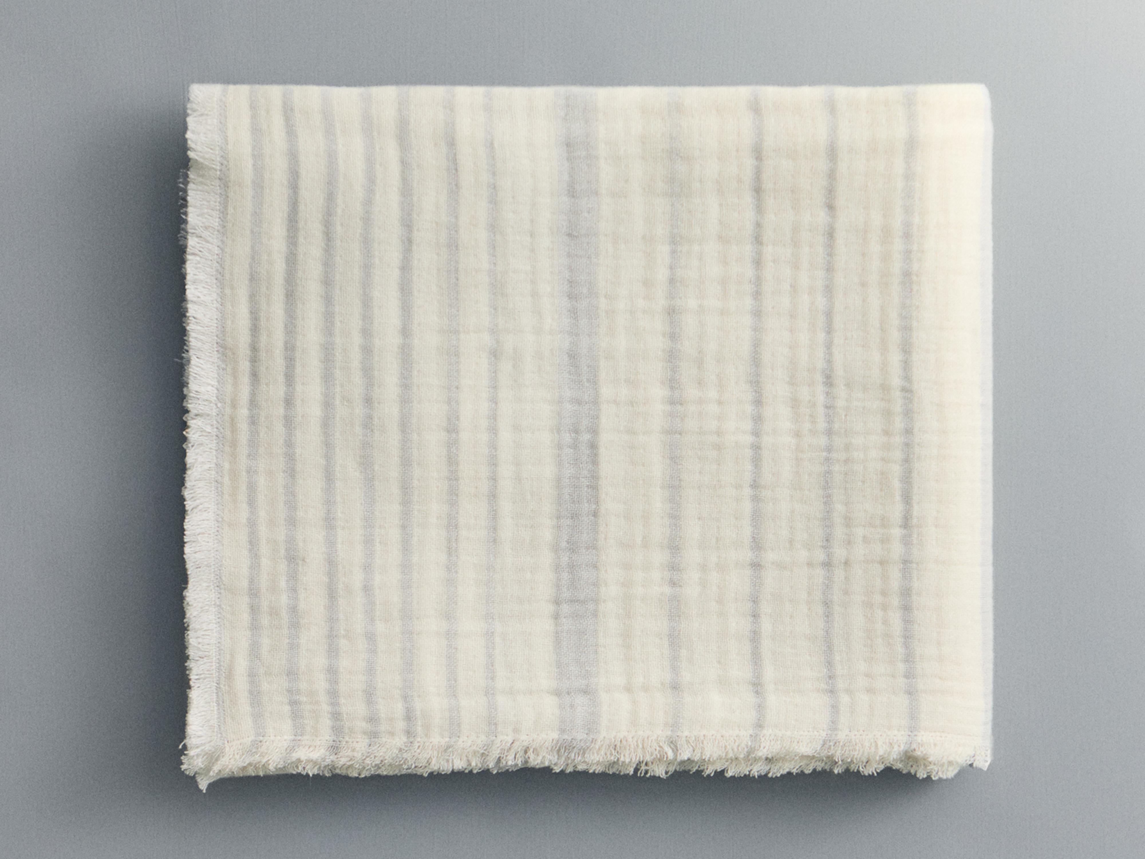 CHILDREN'S STRIPED MUSLIN BLANKET