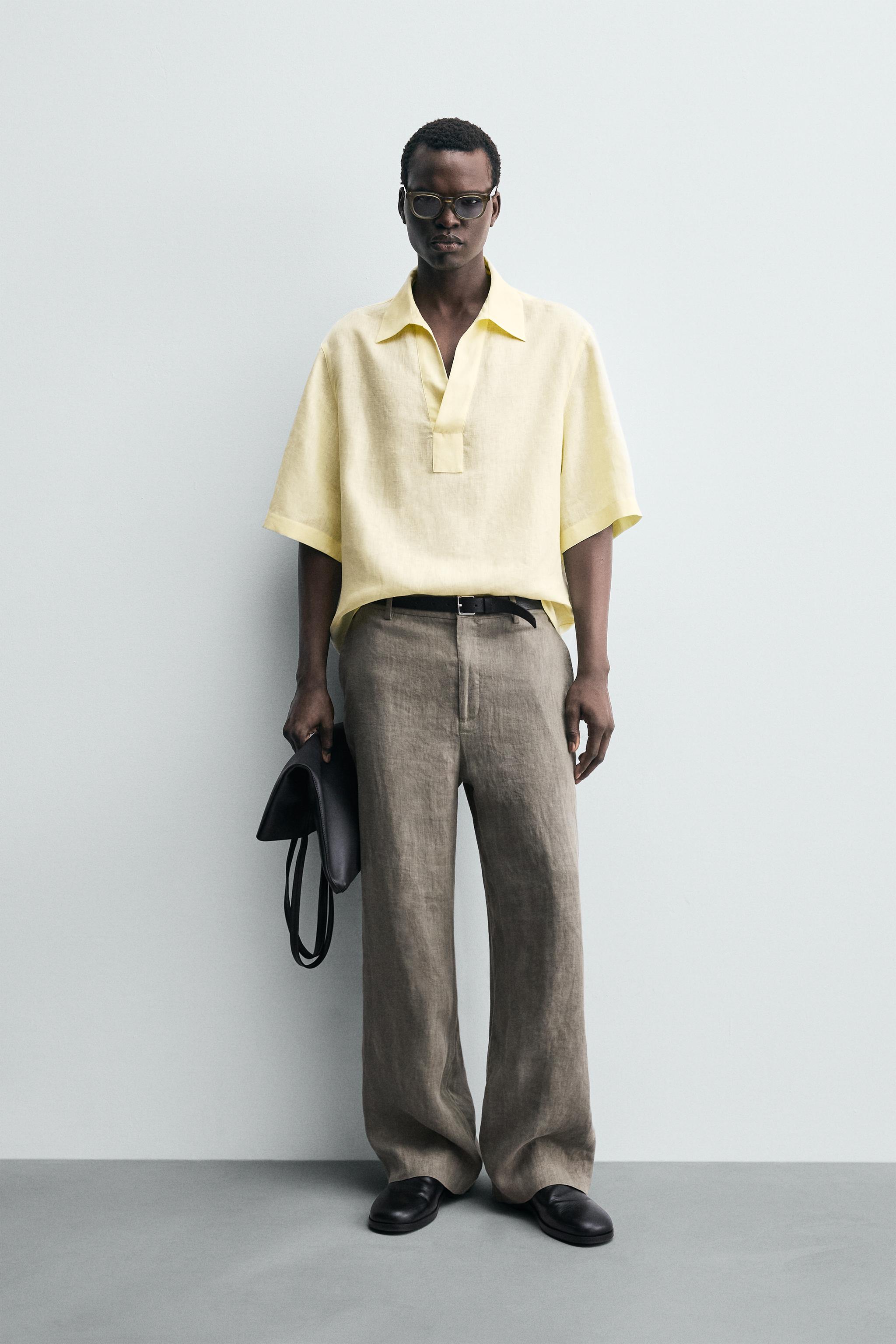 100% LINEN POLO SHIRT