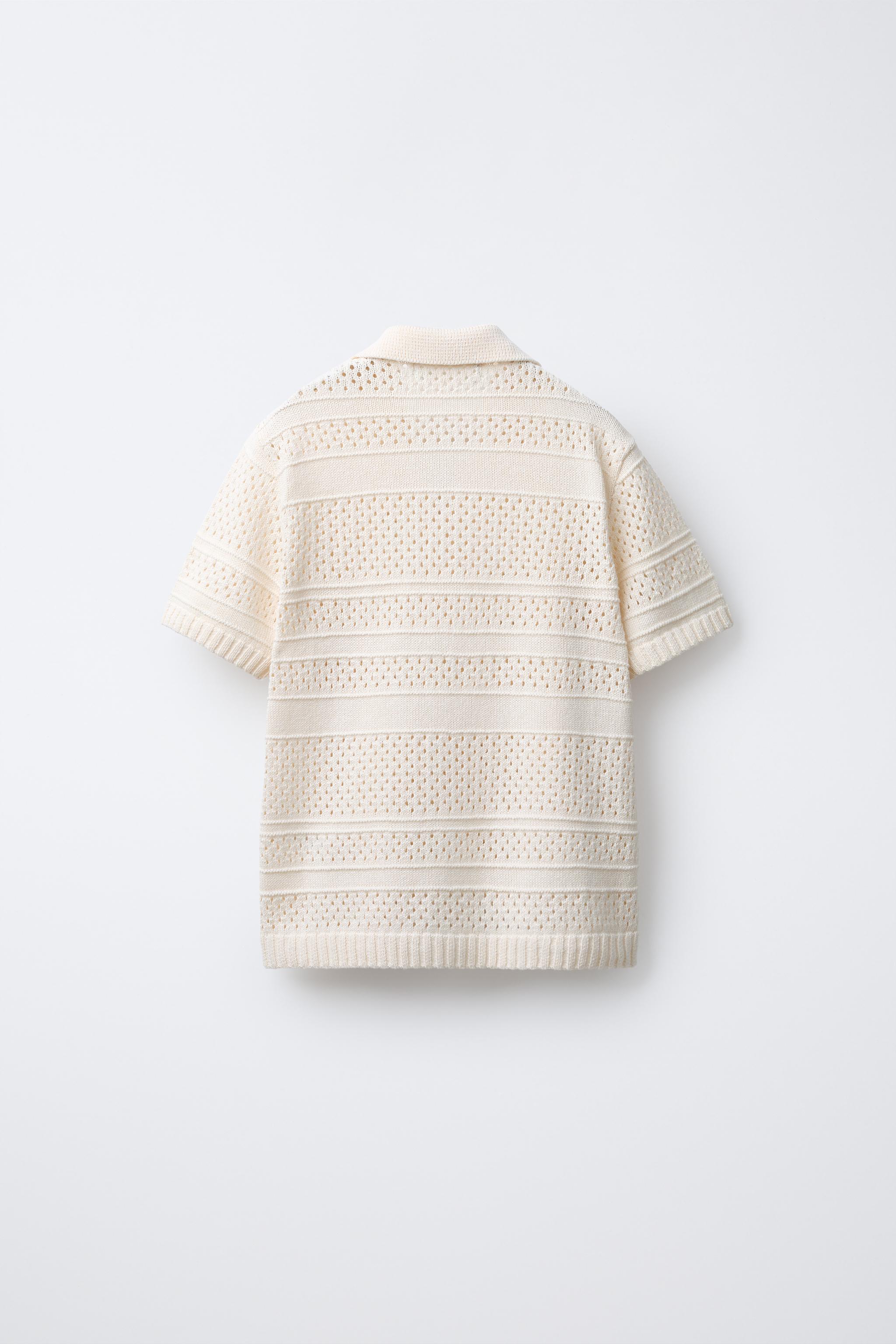 CROCHET KNIT SHIRT