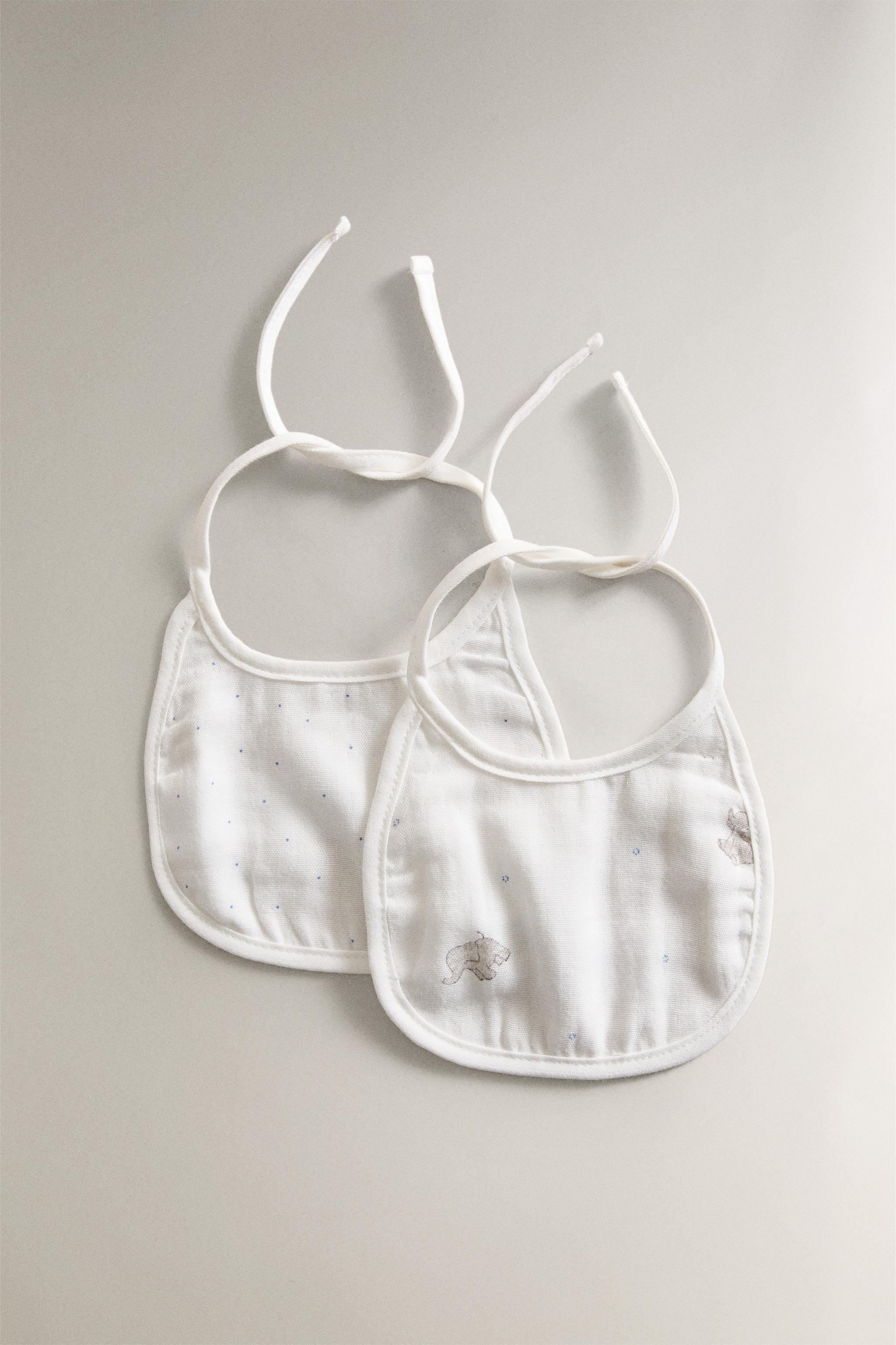 CHILDREN'S ELEPHANT BIB (SET OF 2)