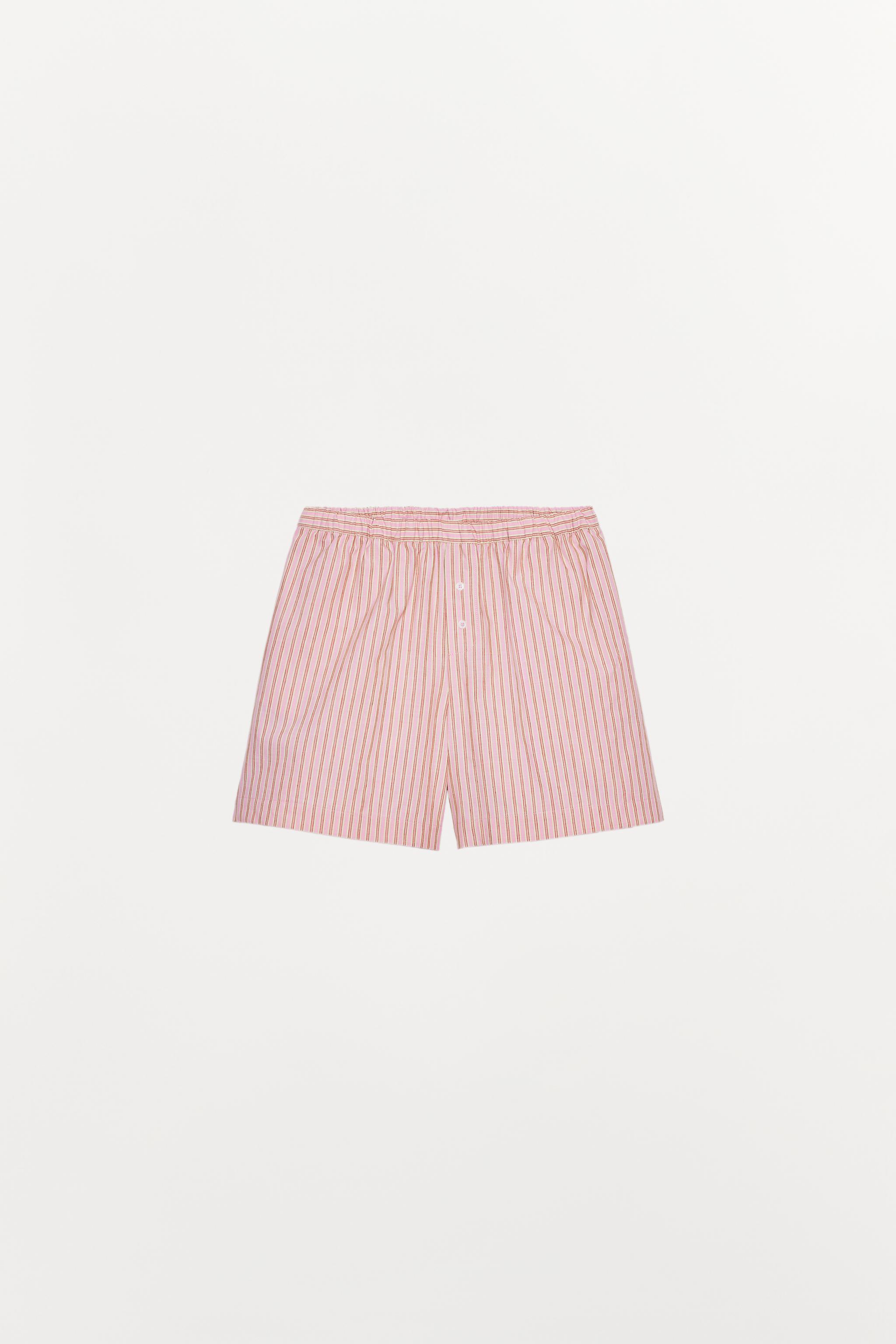 STRIPED SHORTS WITH COTTON