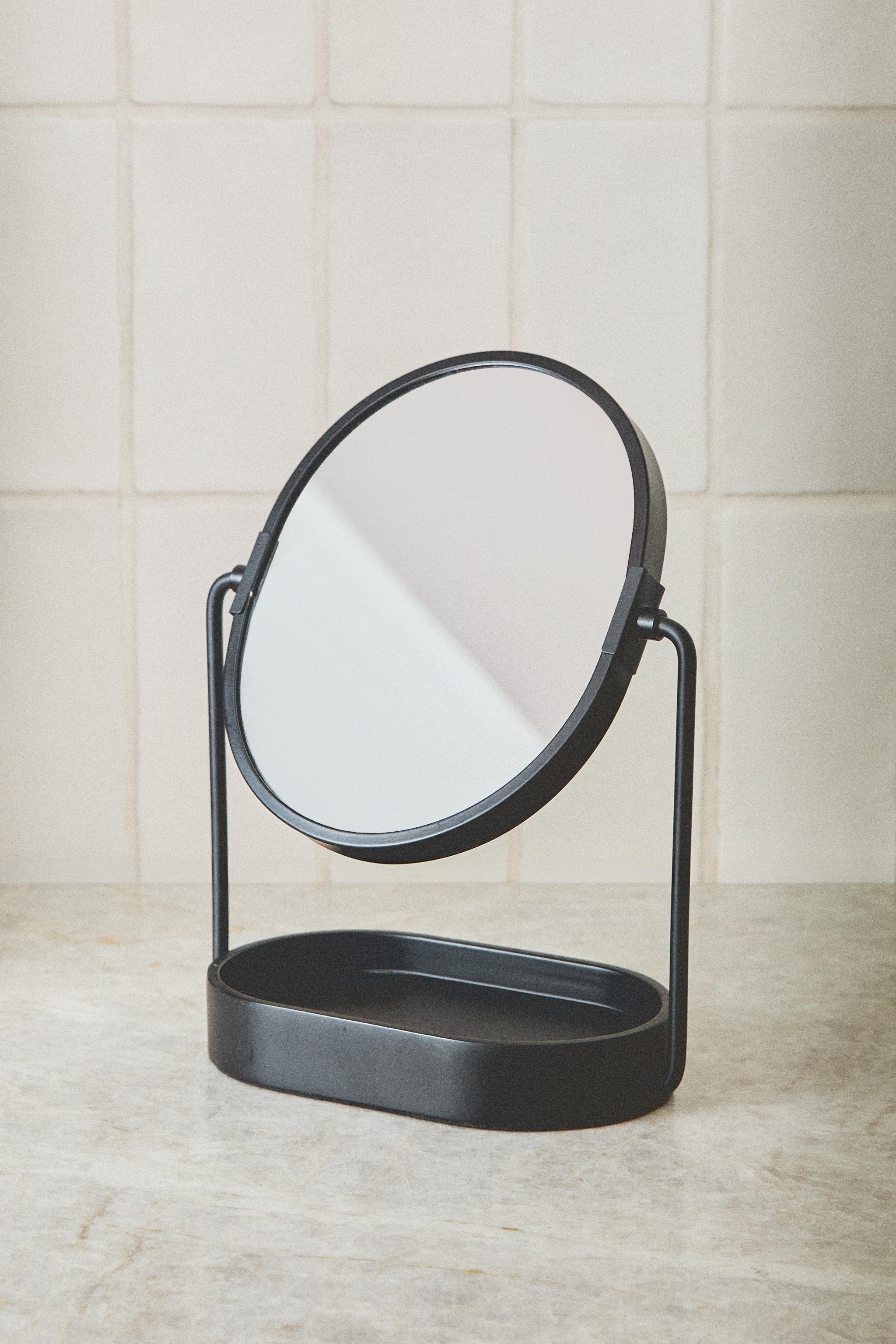 BLACK RESIN VANITY WITH BLACK RESIN BASE