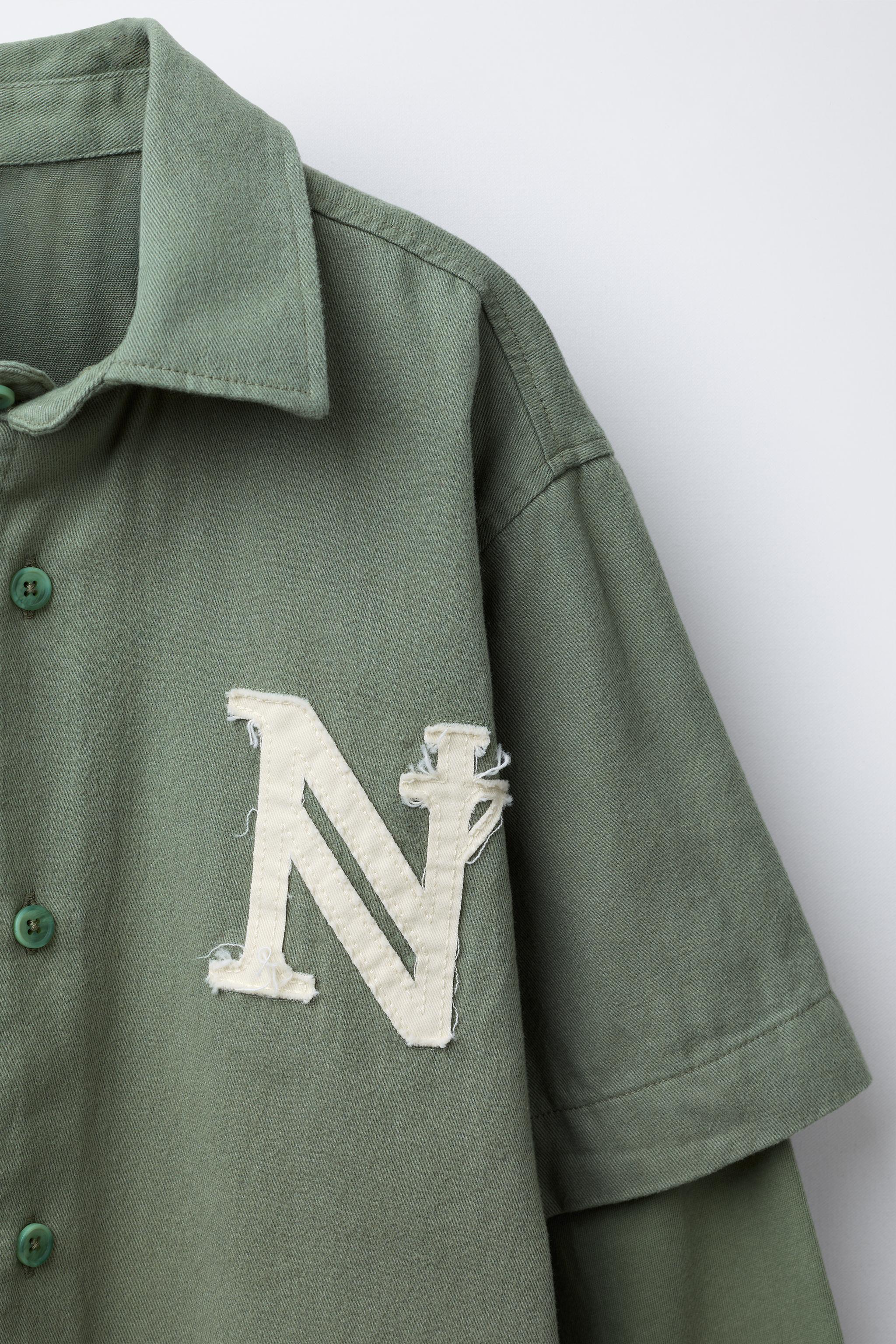 PATCH DOUBLE SLEEVE SHIRT