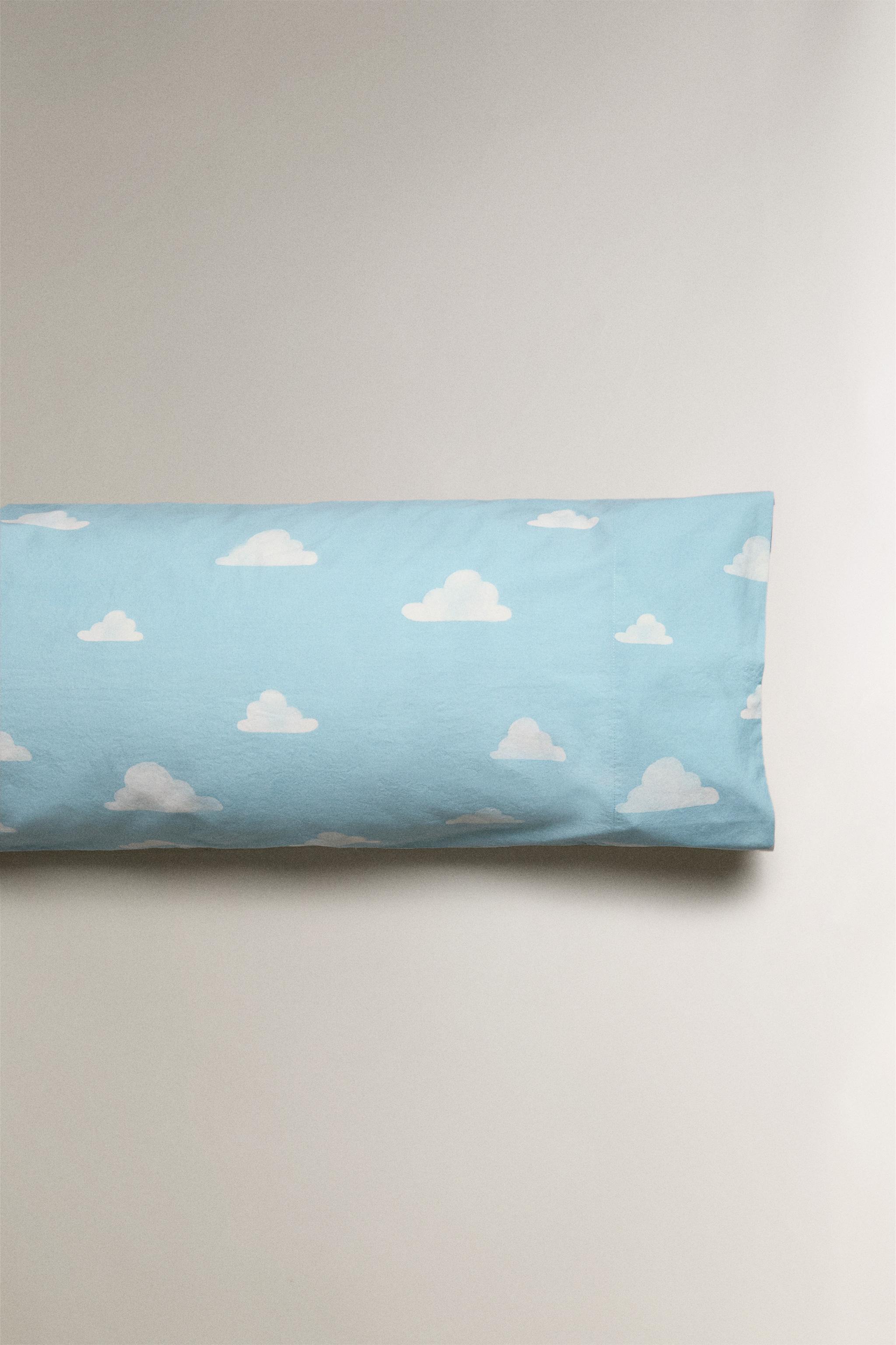 CHILDREN'S CLOUD PRINT PILLOWCASE