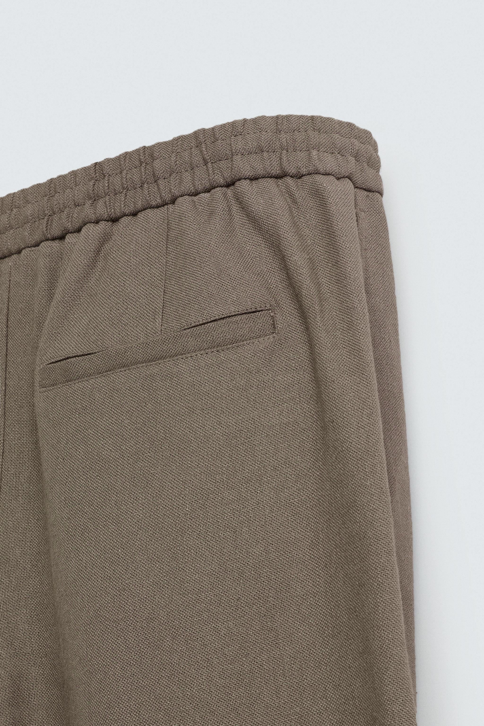 VISCOSE - JUTE PANTS