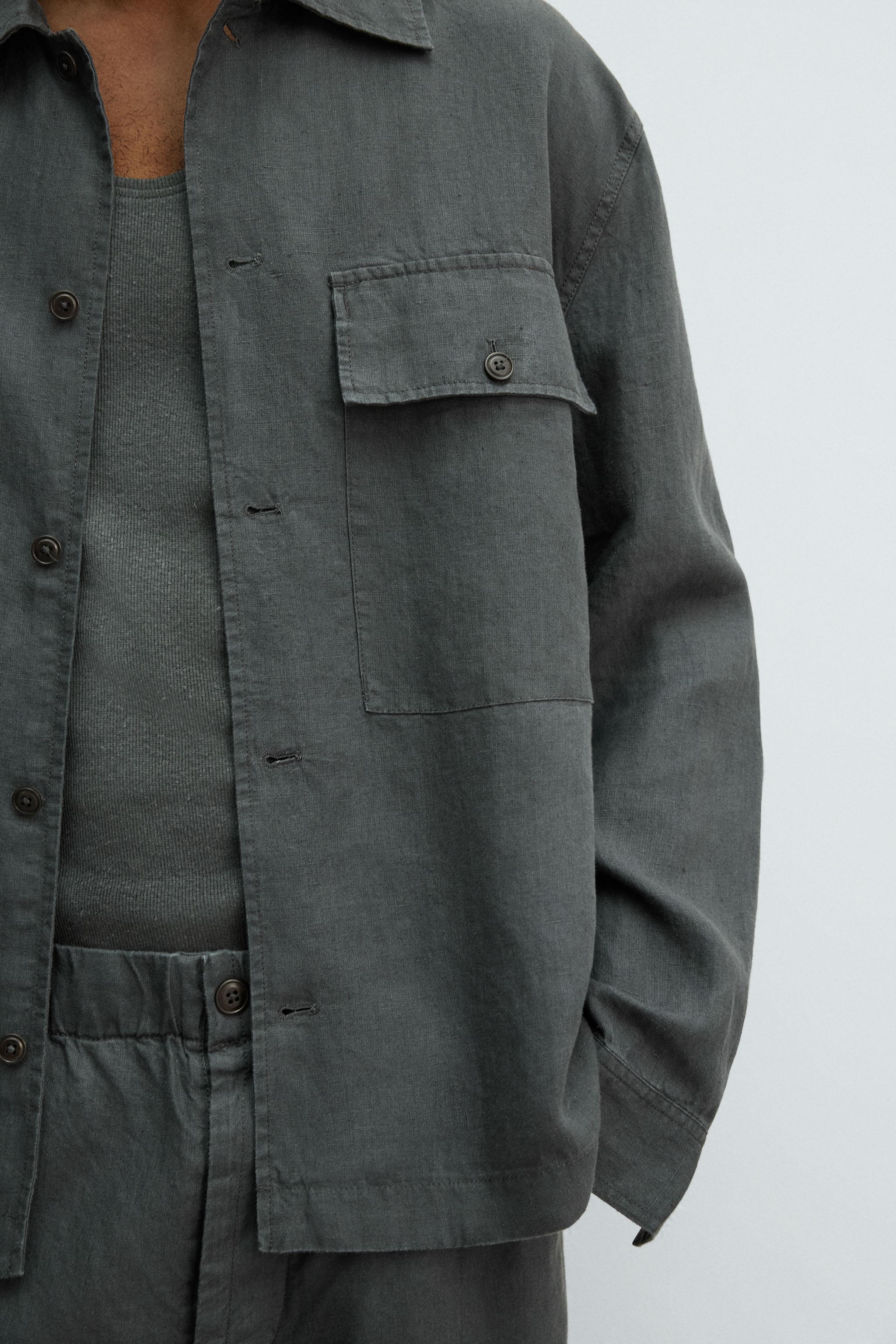 RELAXED FIT 100% HEMP OVERSHIRT