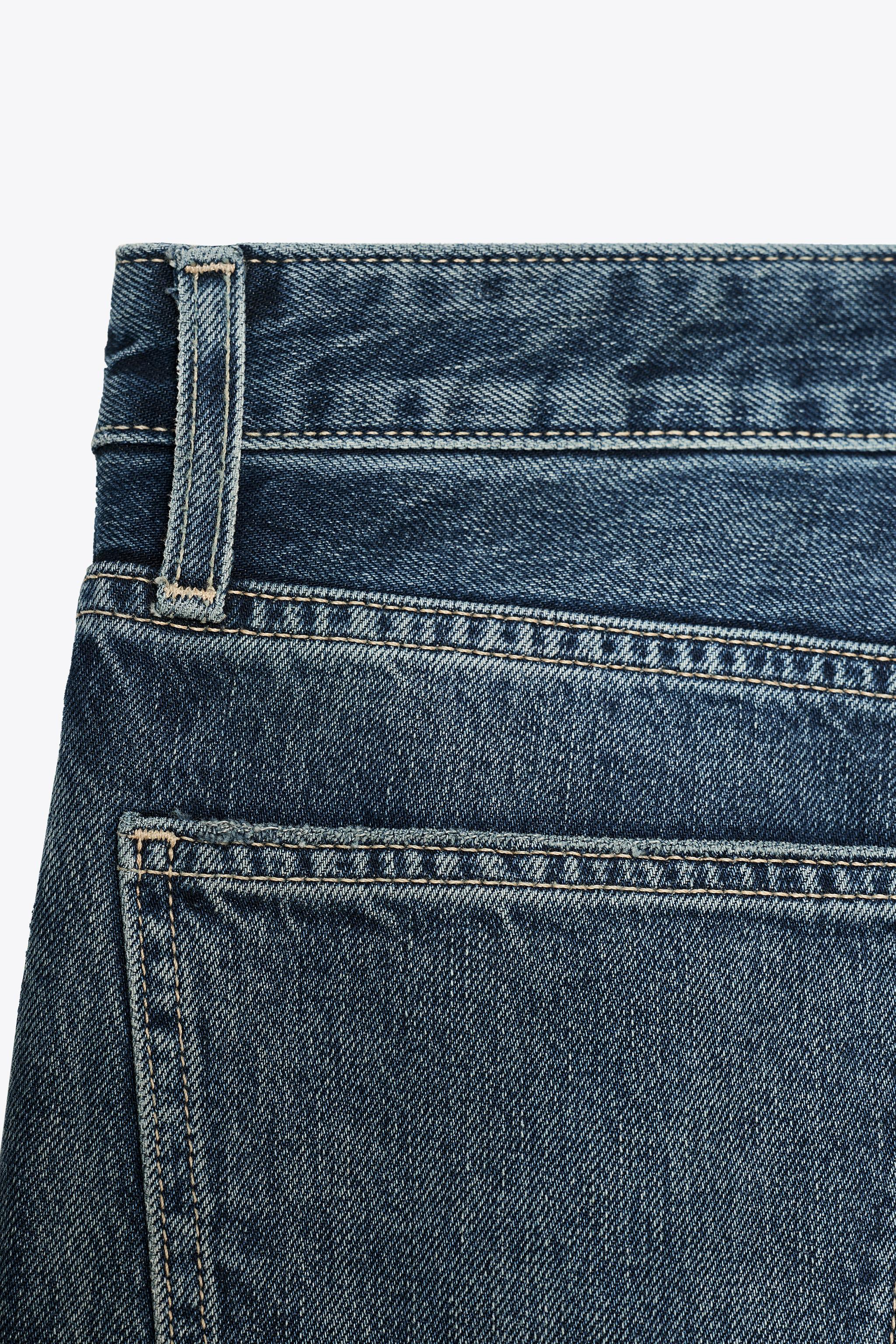 TRF LOW RISE WIDE LEG JEANS