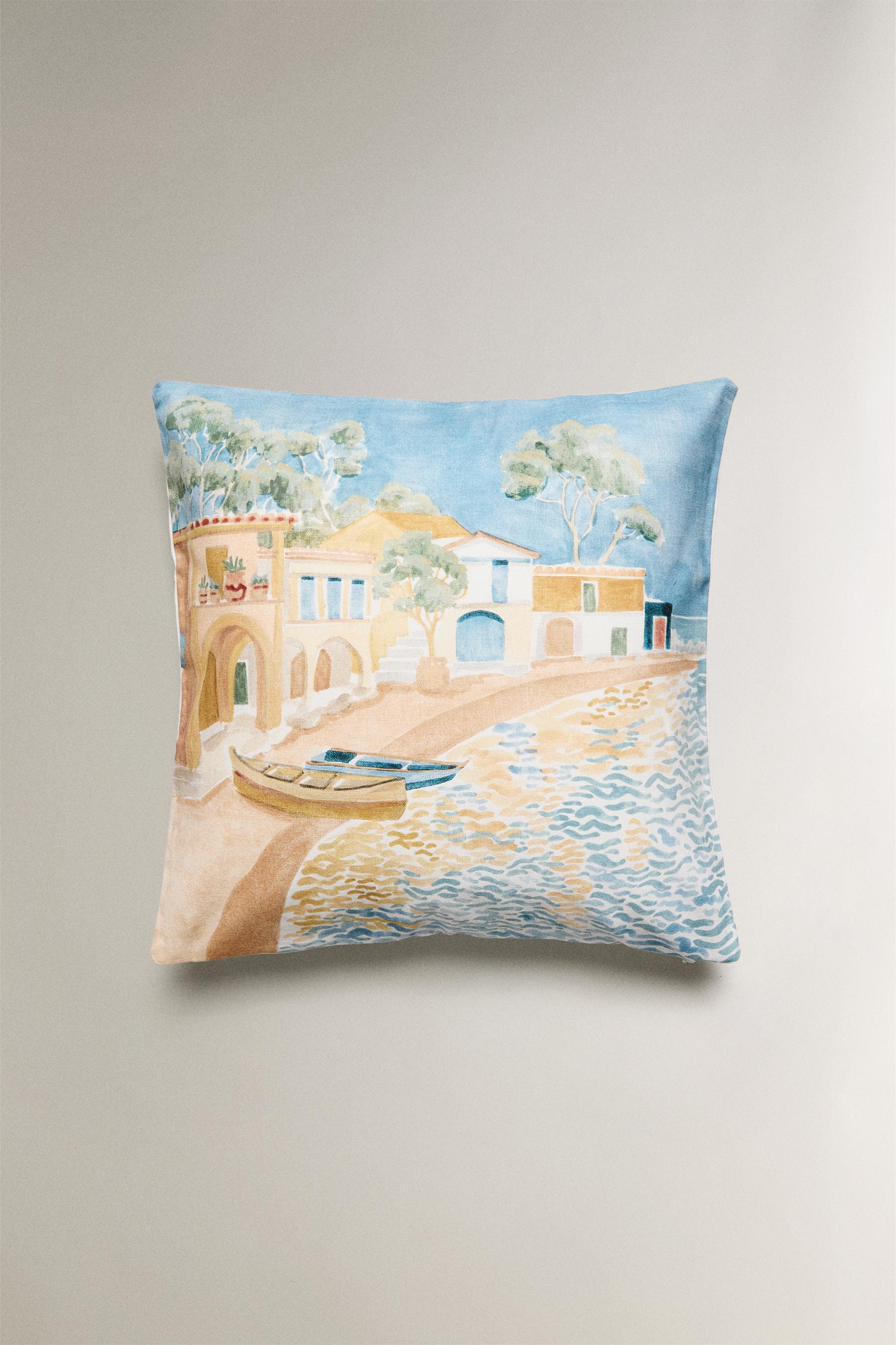 LANDSCAPE THROW PILLOW COVER