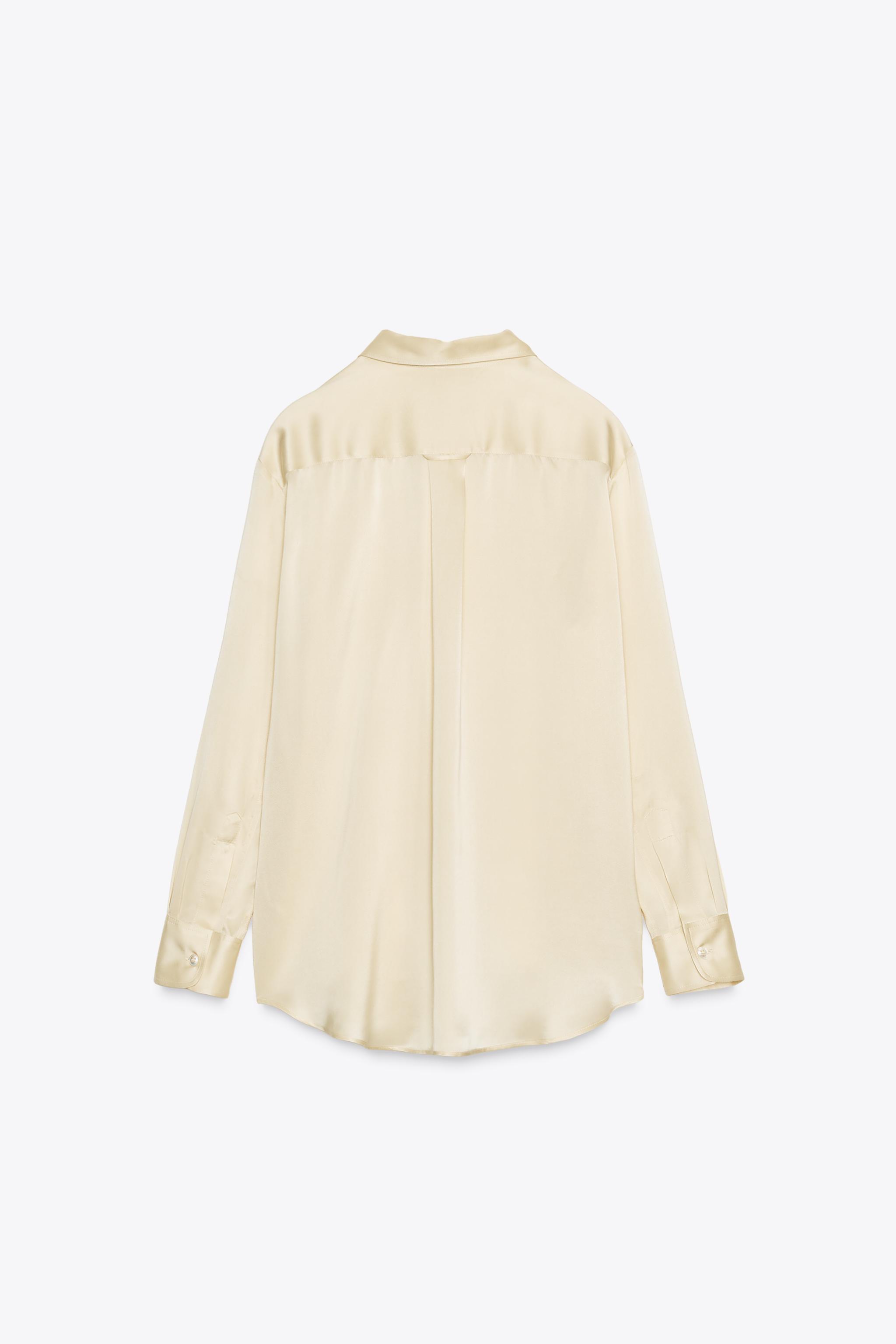 100% SILK POCKET SHIRT ZW COLLECTION