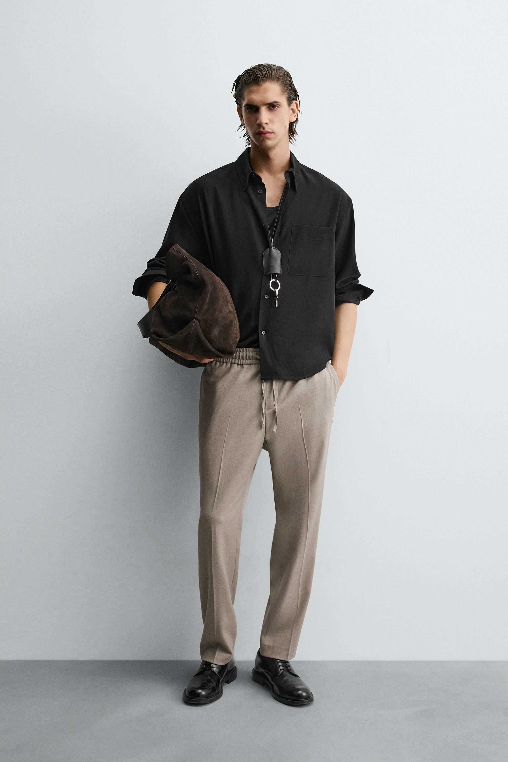 JOGGER WAIST STRETCH PANTS