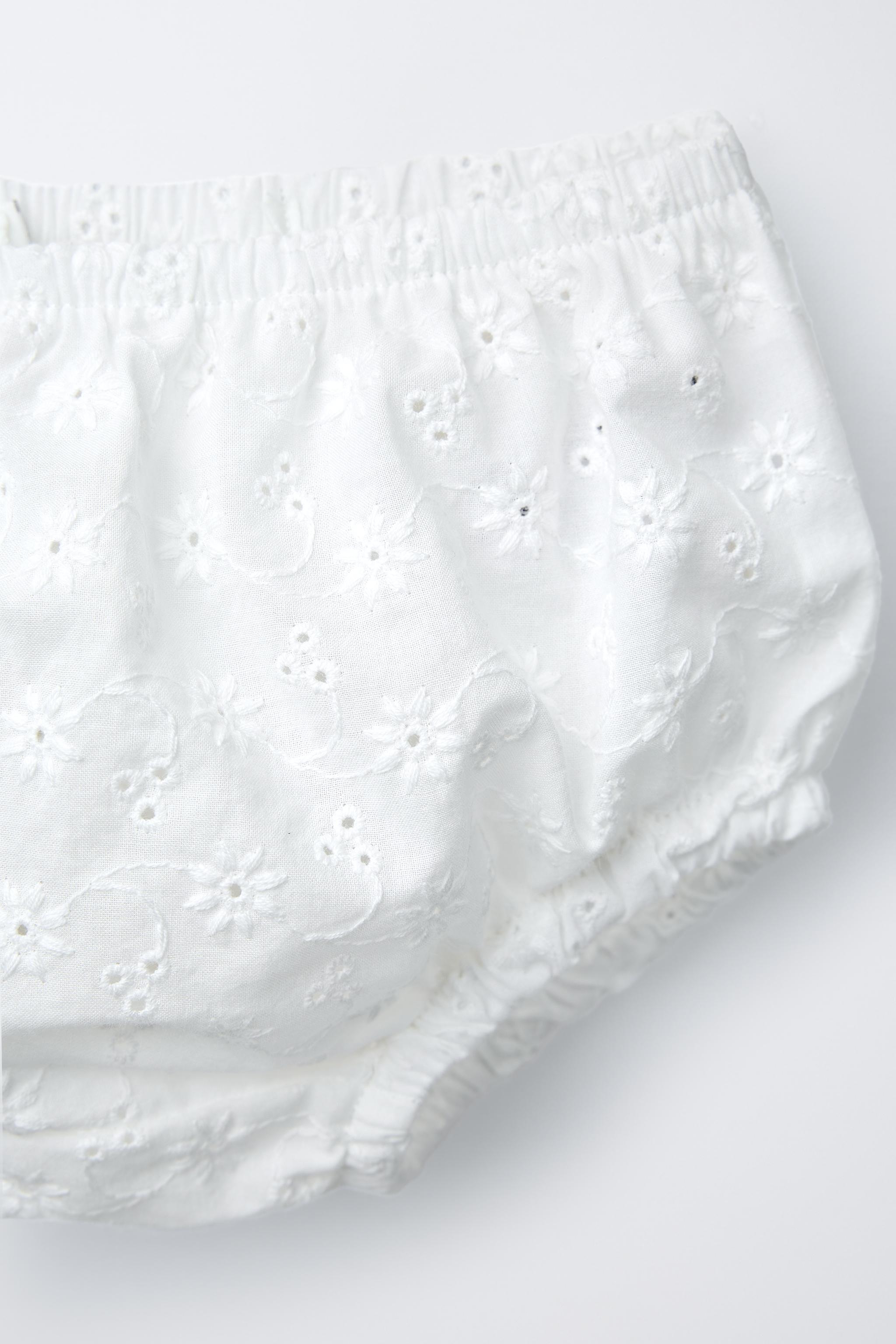 SWISS EMBROIDERED DRESS AND PANTIES