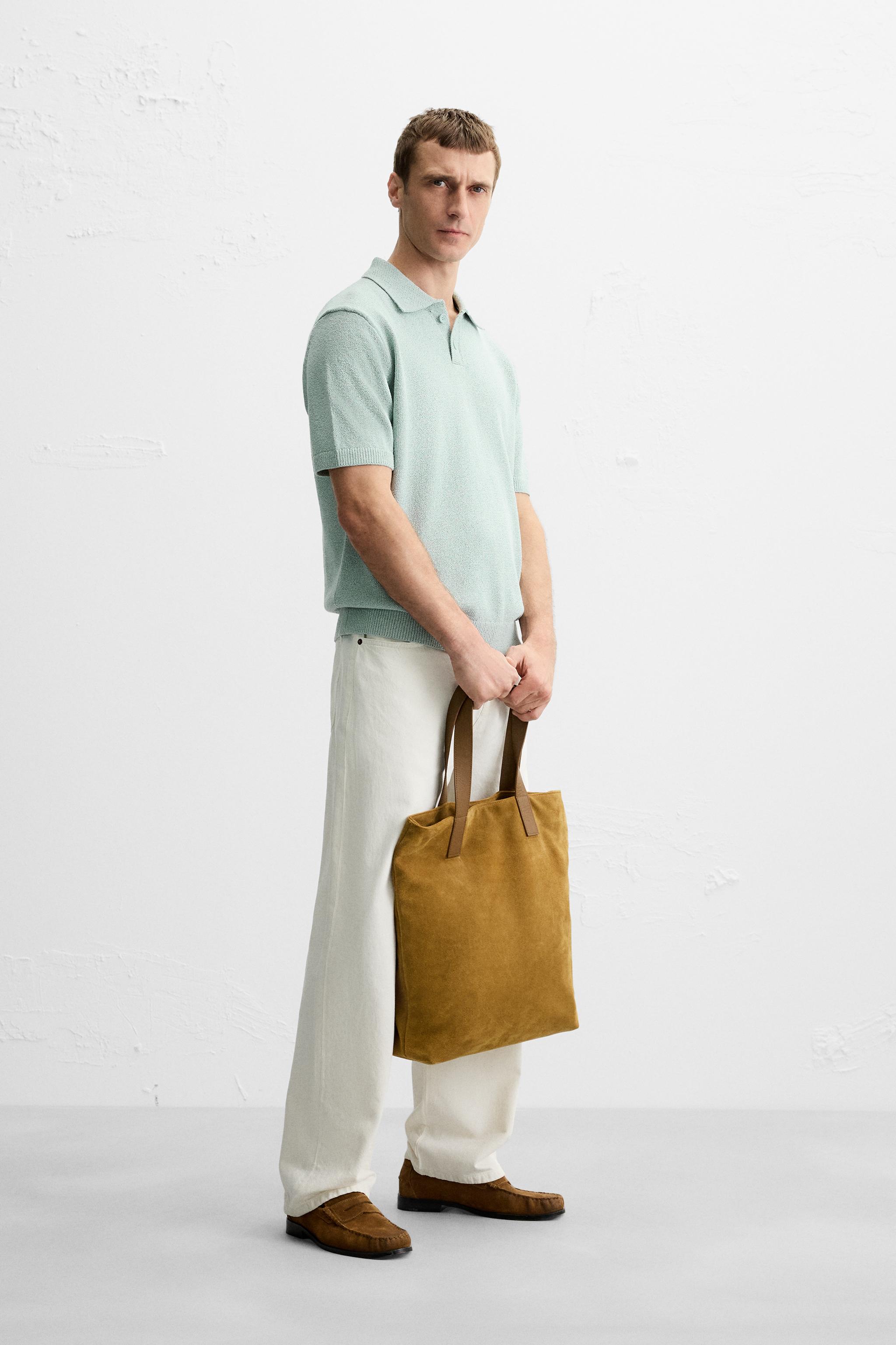 TEXTURED KNIT POLO SHIRT