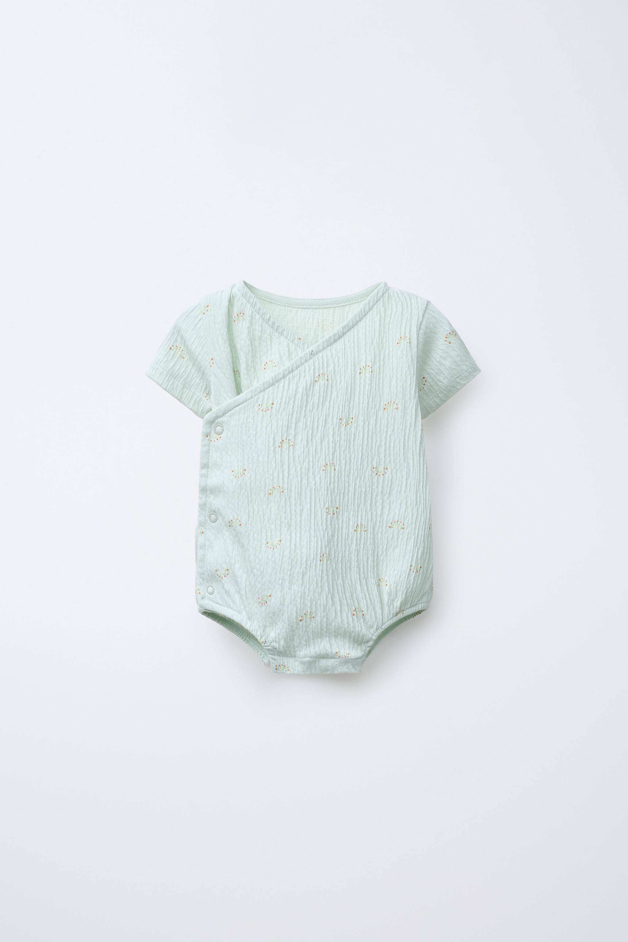 RAINBOW TEXTURED WRAP BODYSUIT