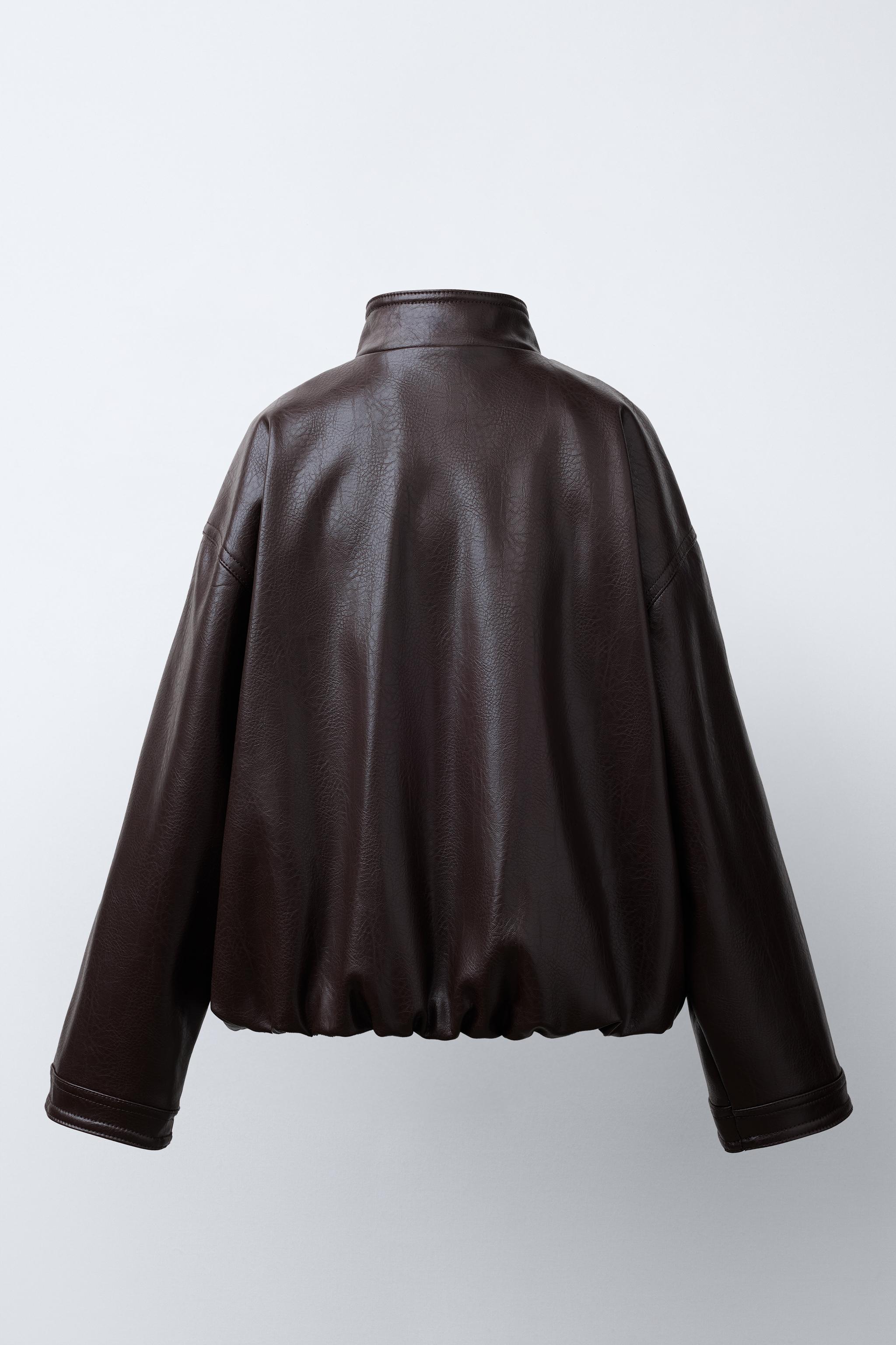 FAUX LEATHER JACKET