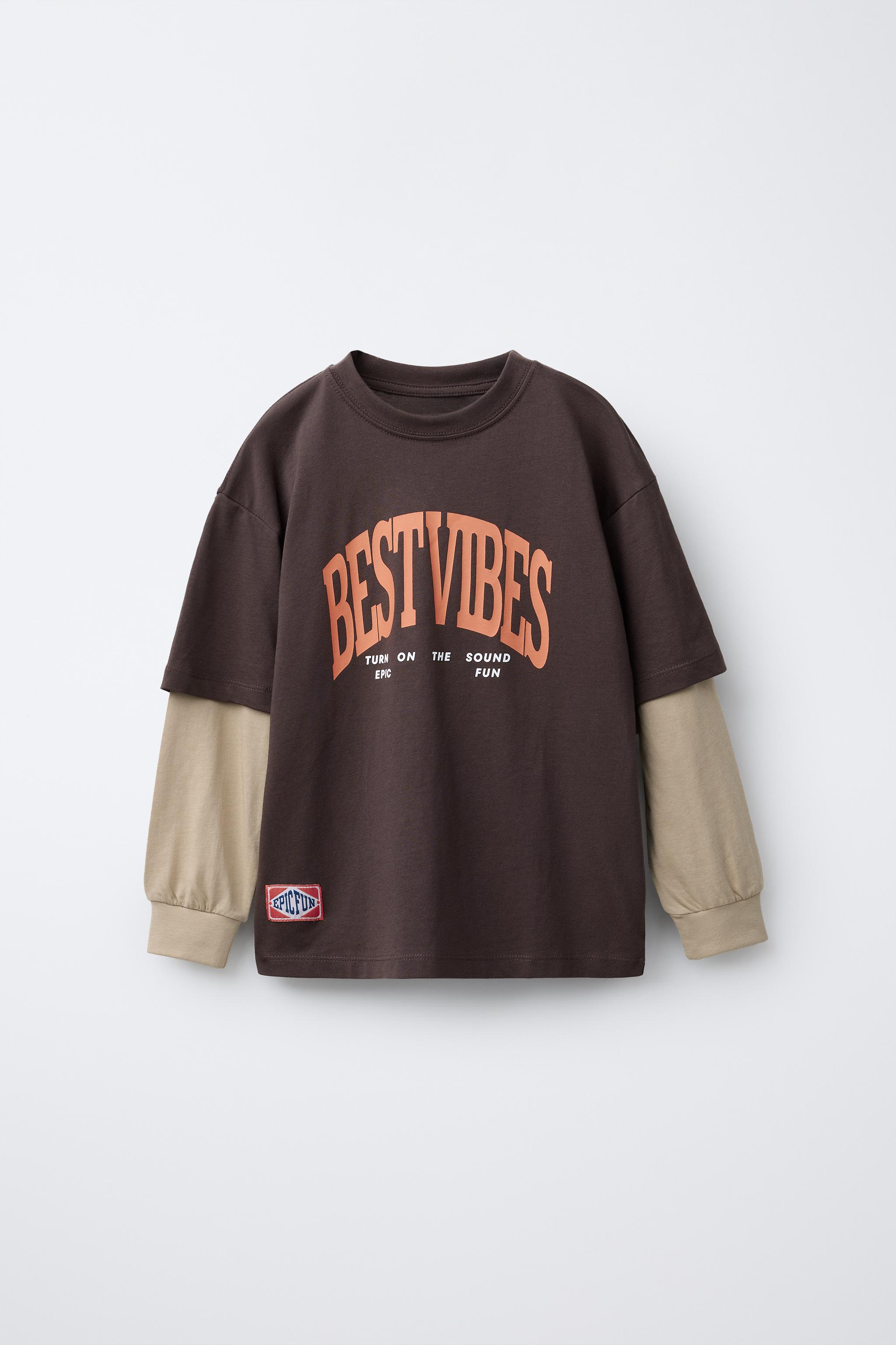 VARSITY DOUBLE SLEEVE T-SHIRT