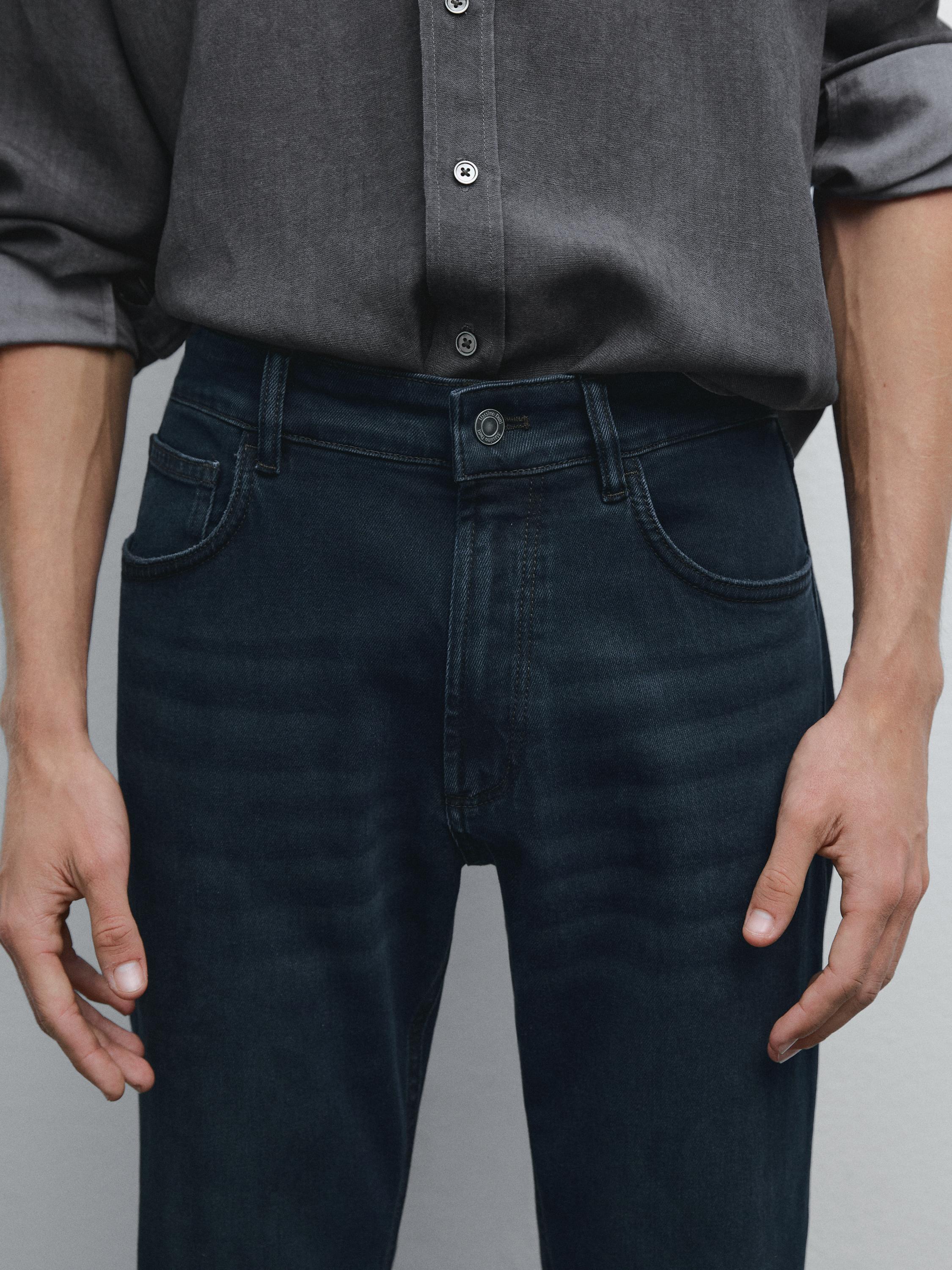 Lightweight slim fit jeans