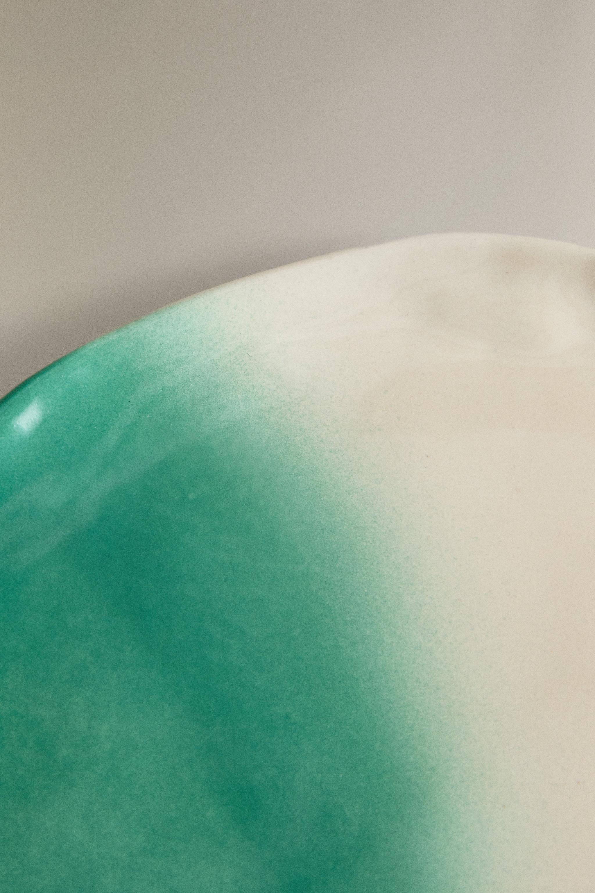 OMBRÉ STONEWARE DESSERT PLATE X COLLAGERIE