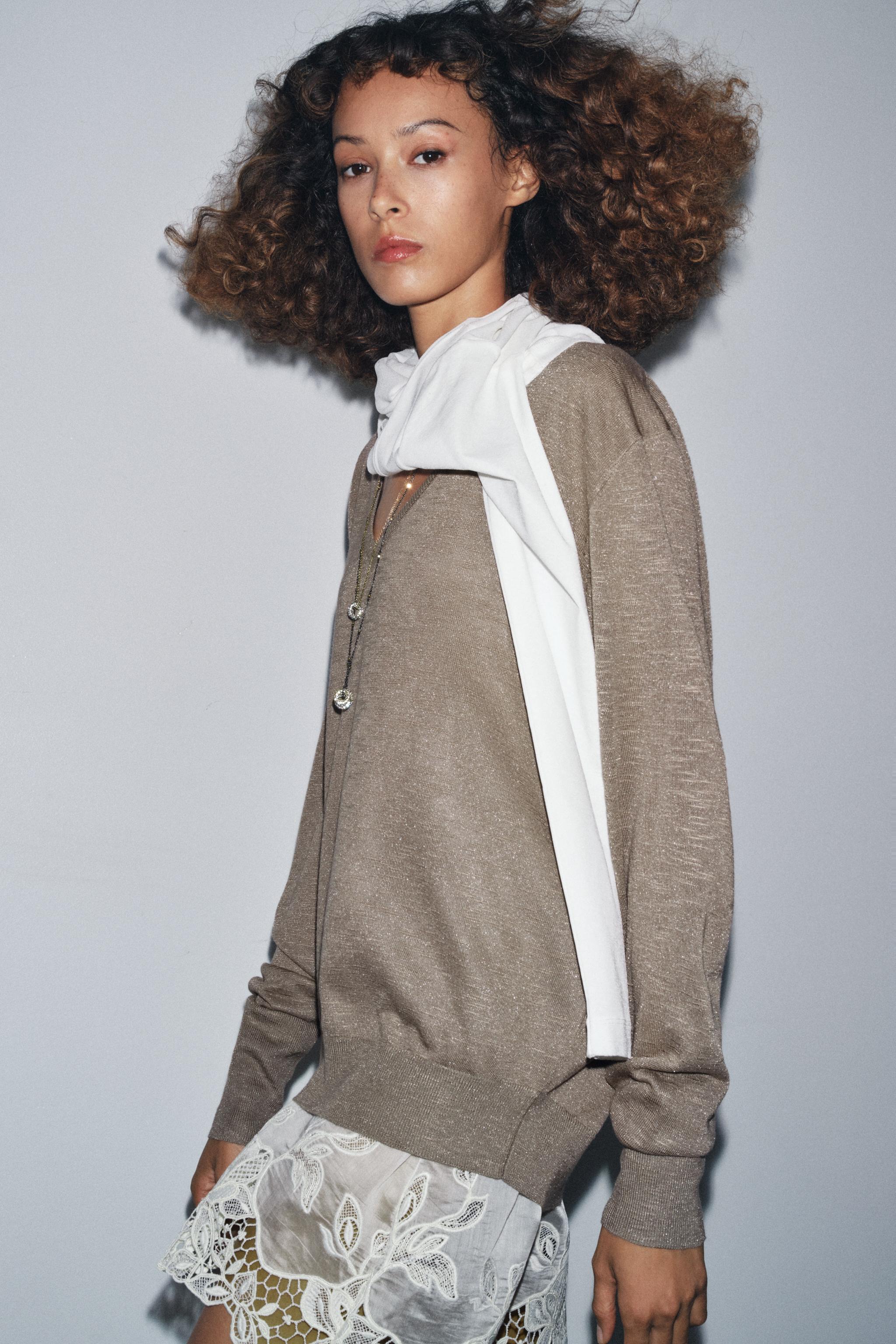 COMBINED KNIT SWEATER