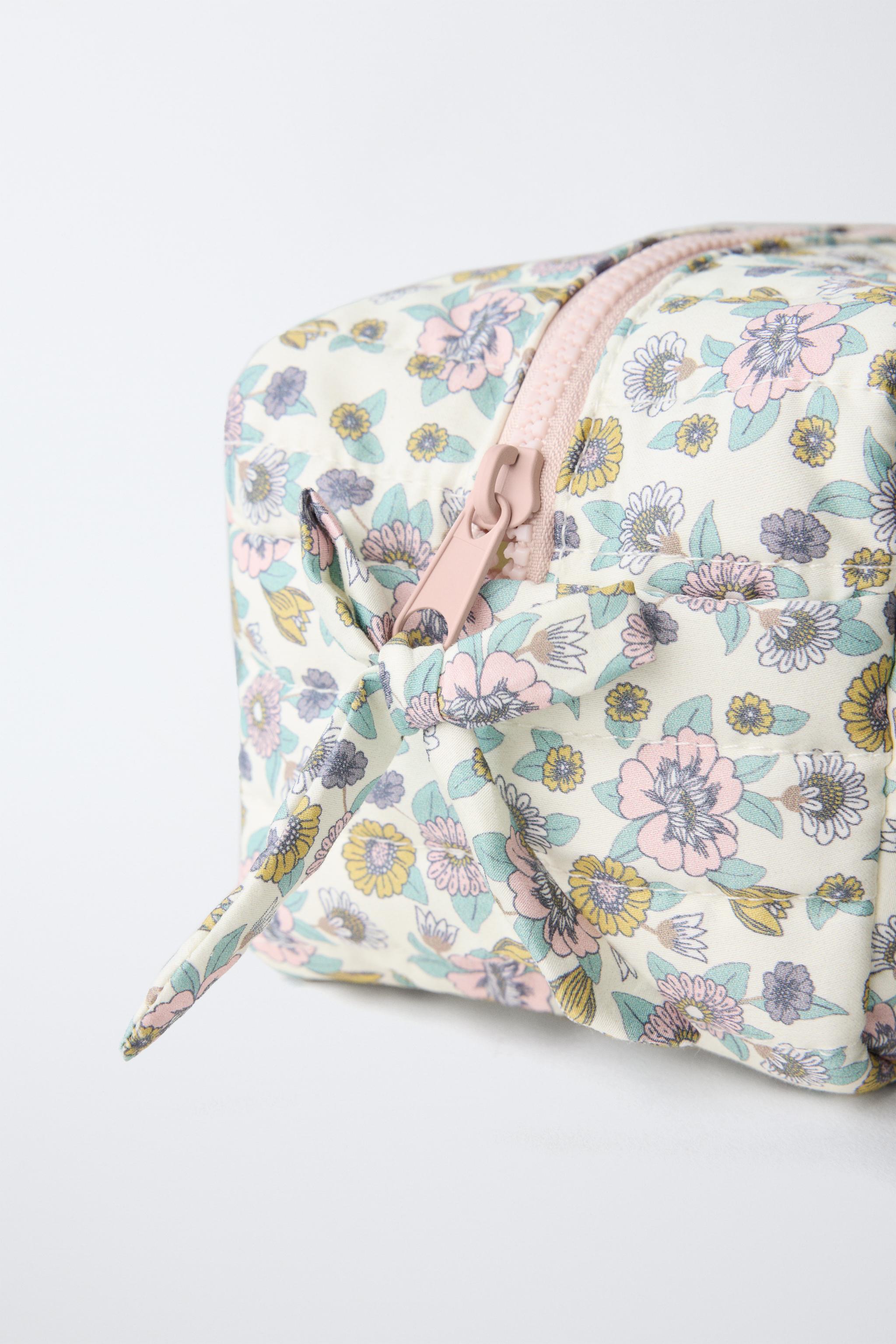 FLORAL TOILETRY BAG