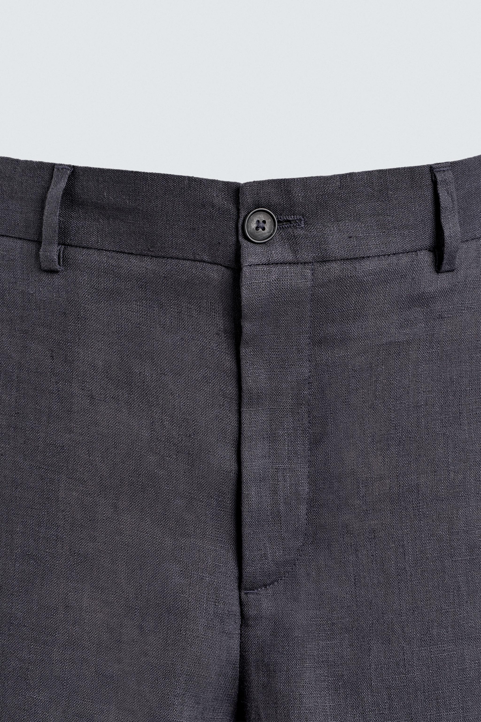 100% LINEN SUIT PANTS