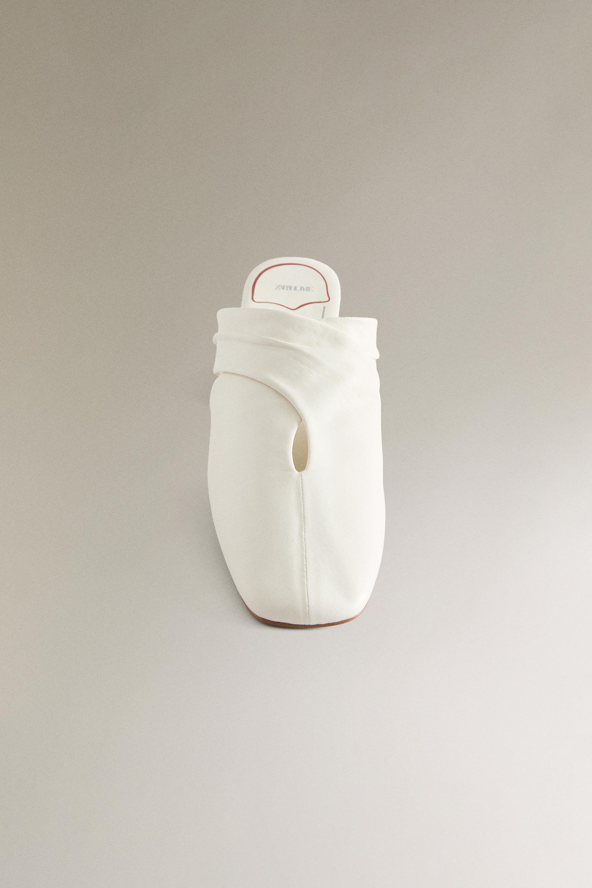 CROSSOVER LEATHER MULES