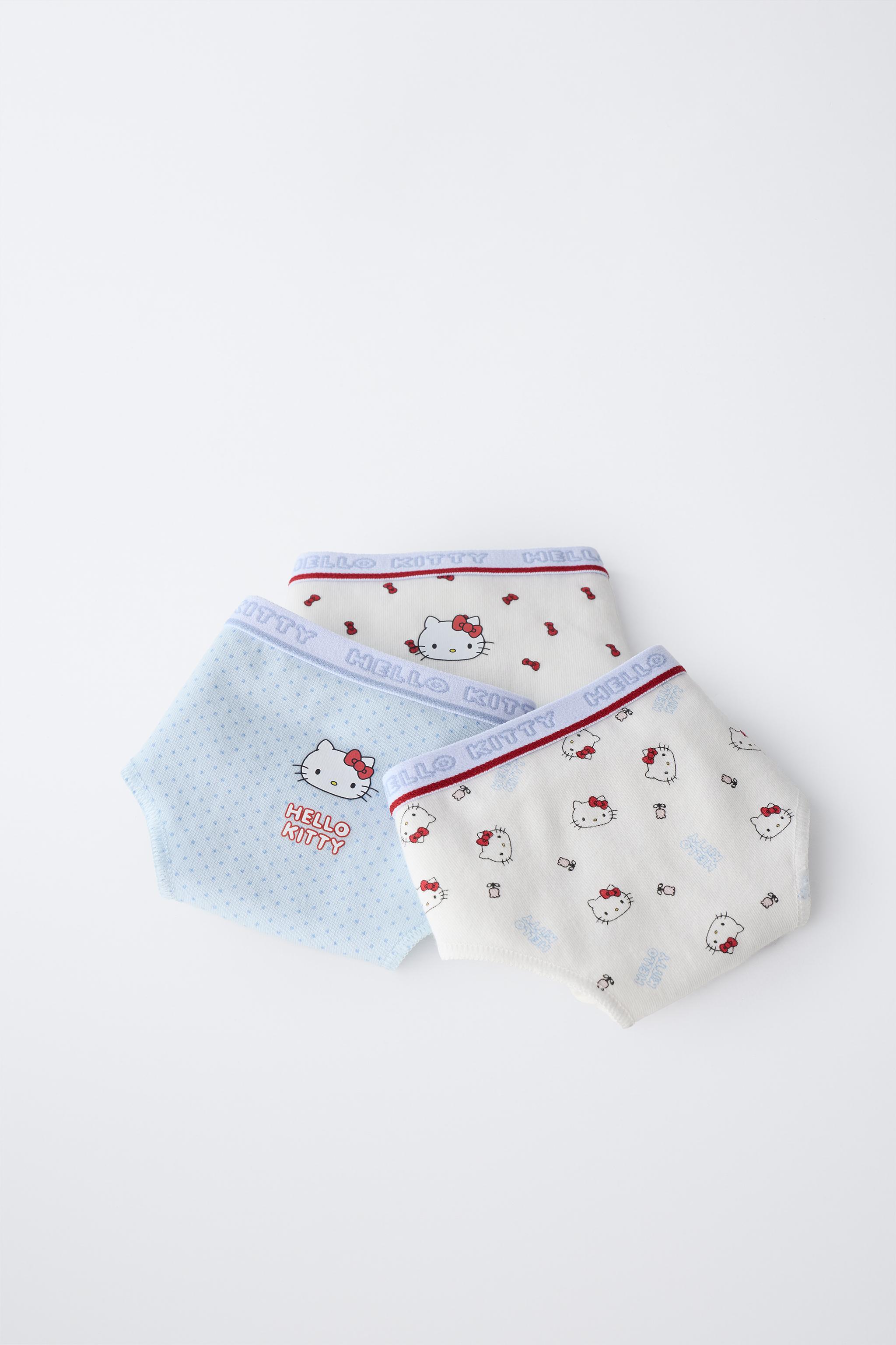 6-14 YEARS/ THREE-PACK OF HELLO KITTY © SANRIO UNDERWEAR