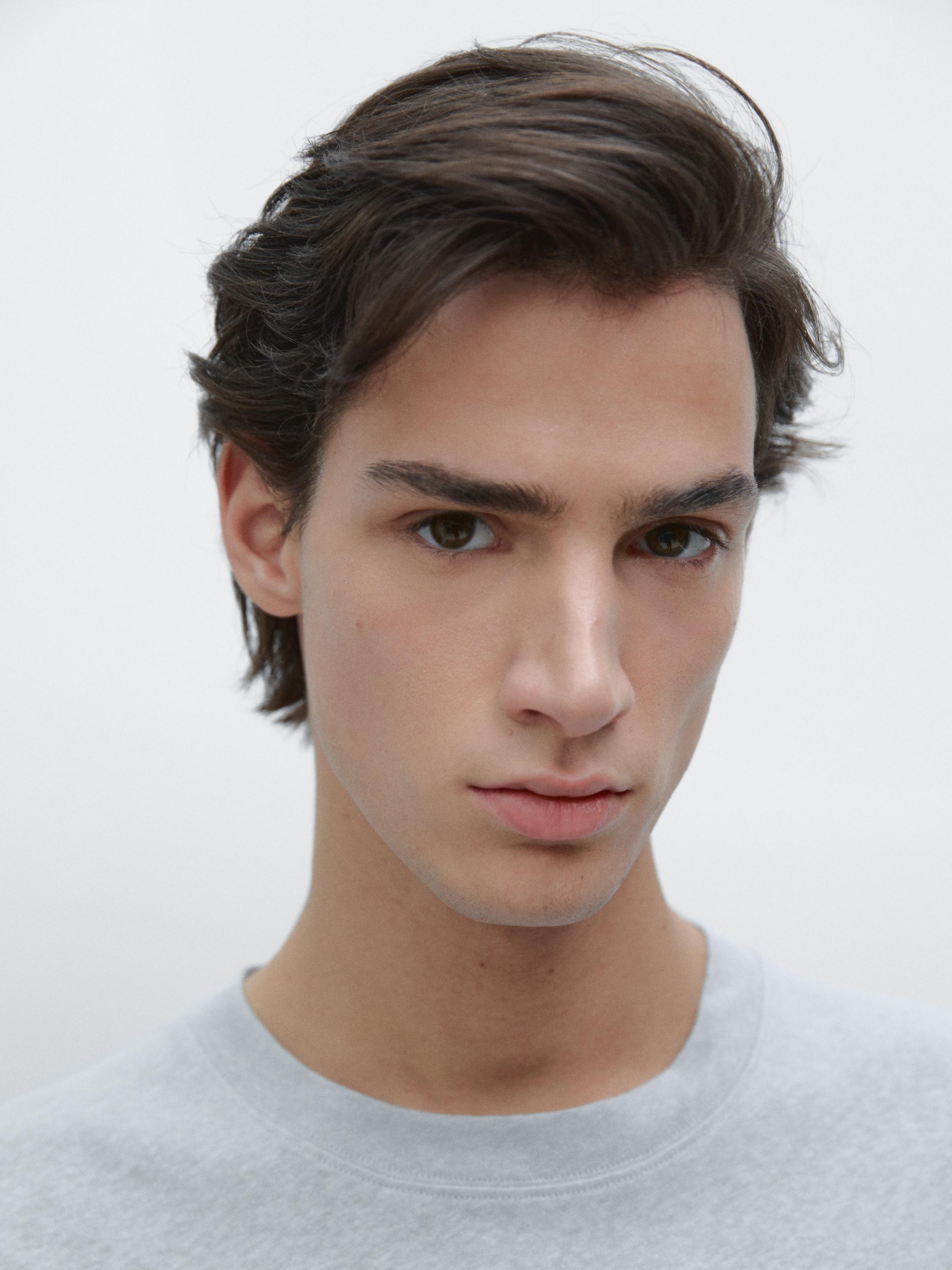 Short sleeve linen blend T-shirt