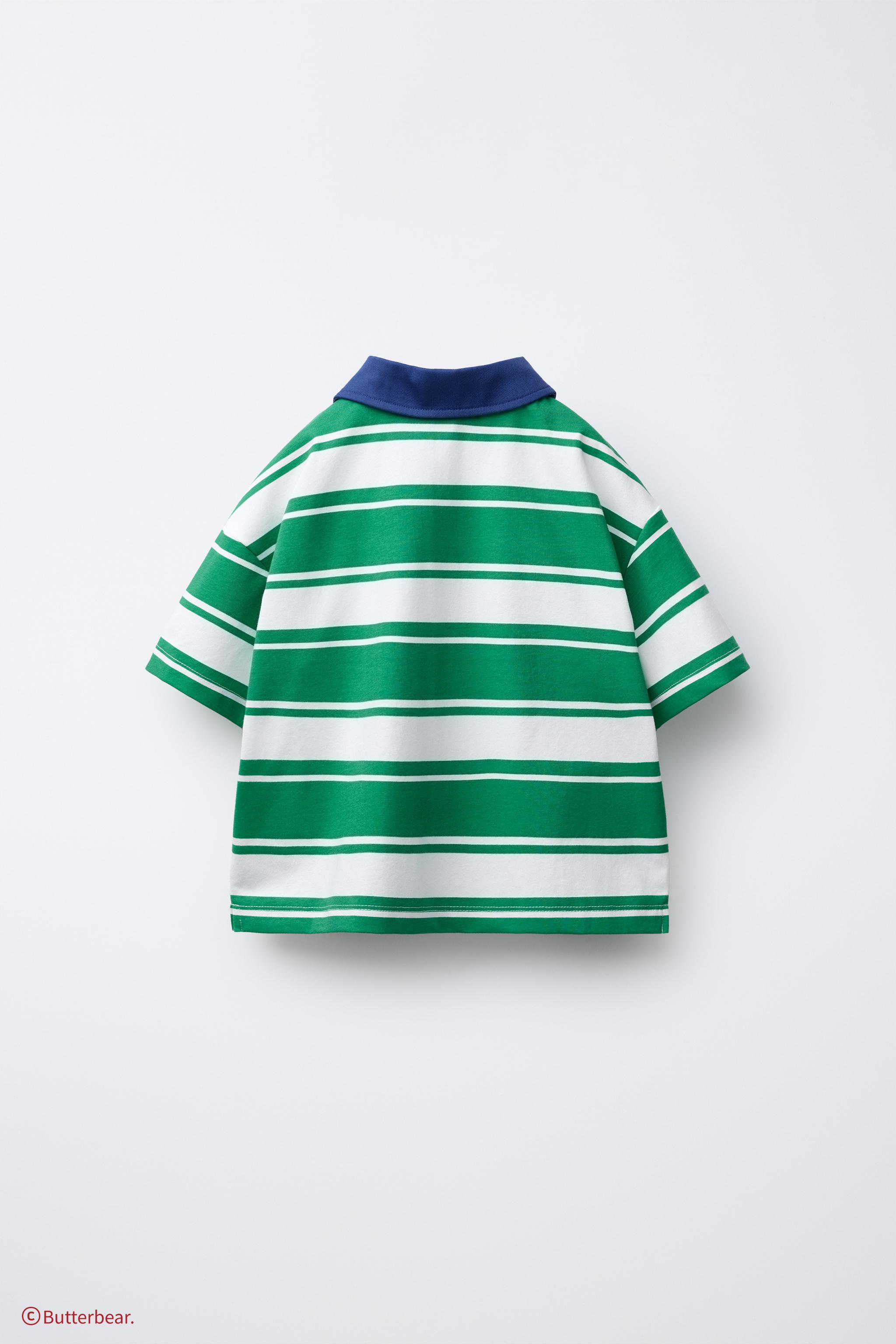 STRIPED BUTTERBEAR © POLO SHIRT