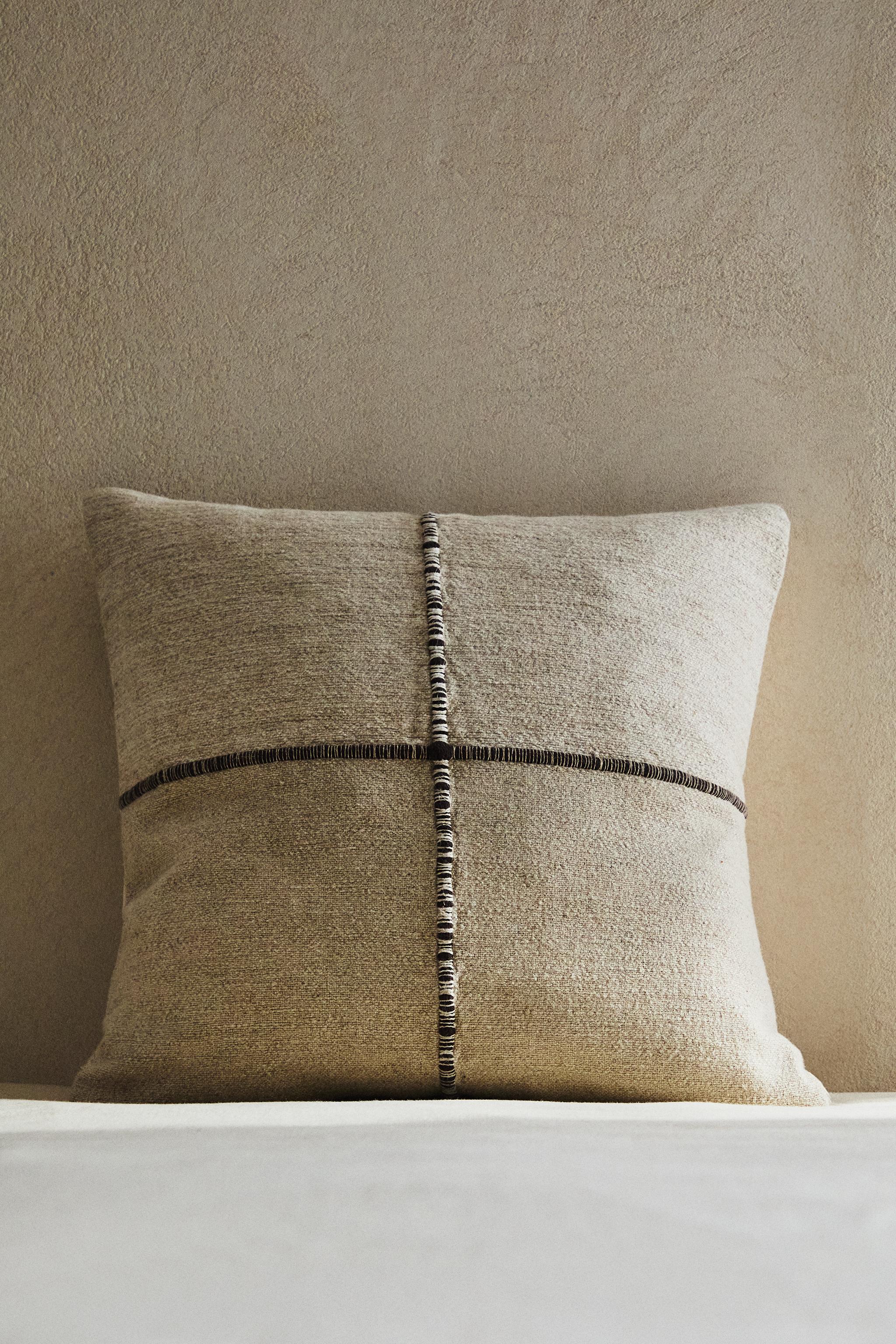 LINED THROW PILLOW COVER