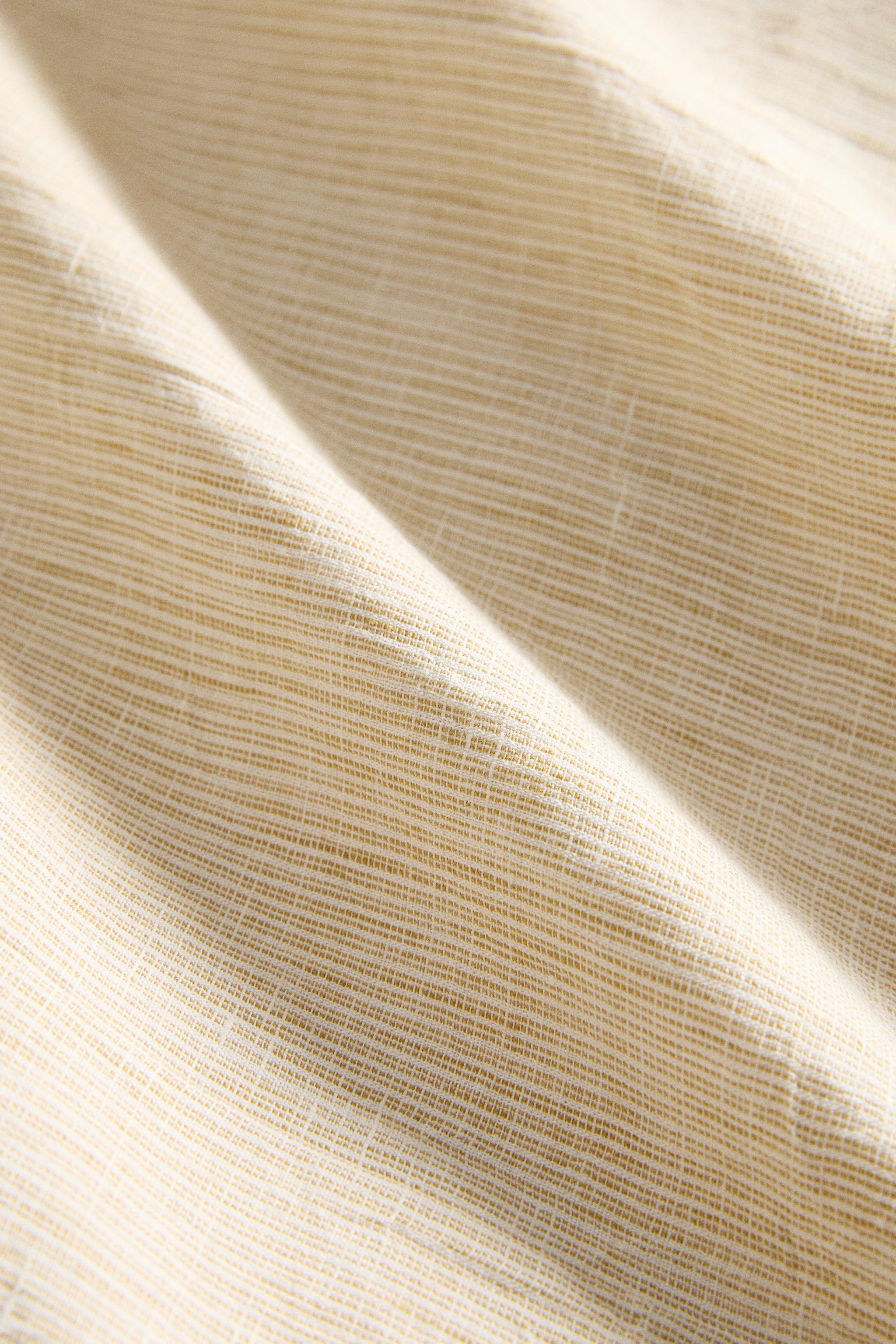 TEXTURED STRIPED DUVET COVER