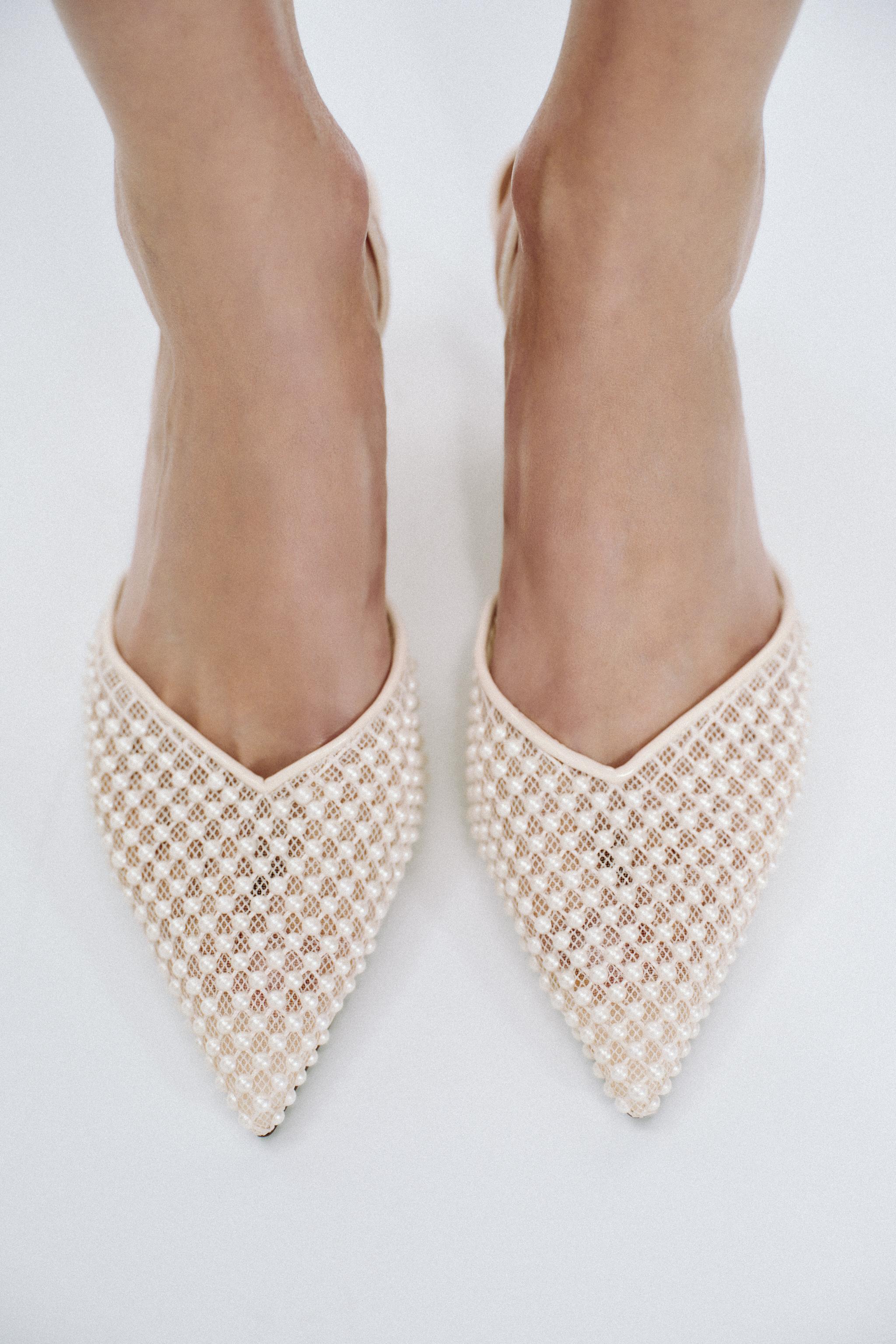 PEARL SLINGBACK SHOES